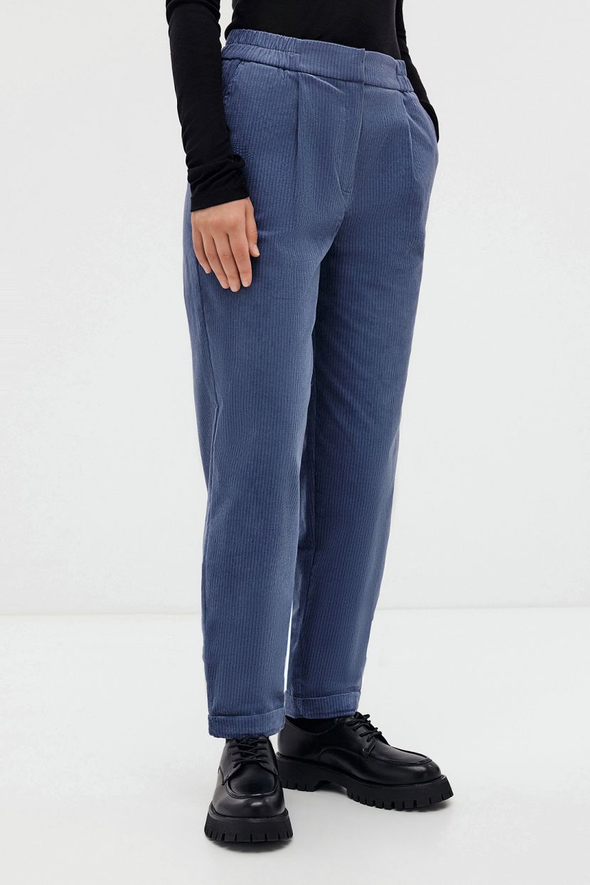

Брюки женские Baon B2922520 синие 2XL, Синий, B2922520