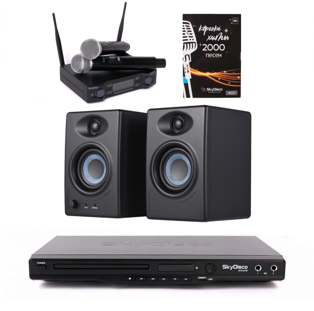 

Караоке-система SkyDisco Karaoke Home Set+SM-3BT, Karaoke Home Set+SM-3BT