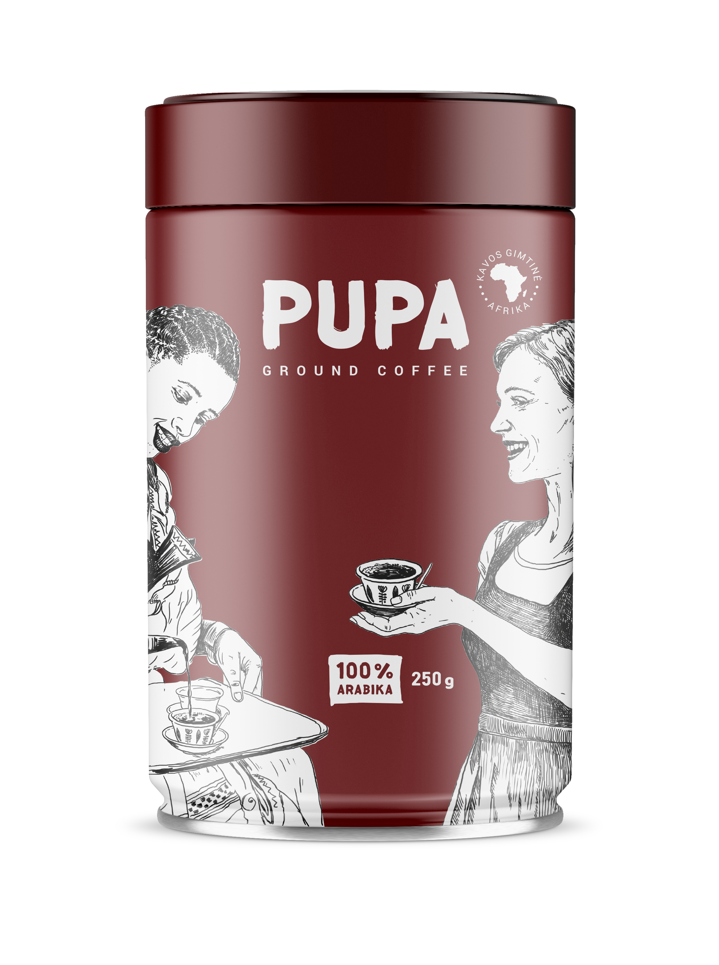 Кофе молотый Kavos Bankas Pupa Espresso 100% арабика, 250 г