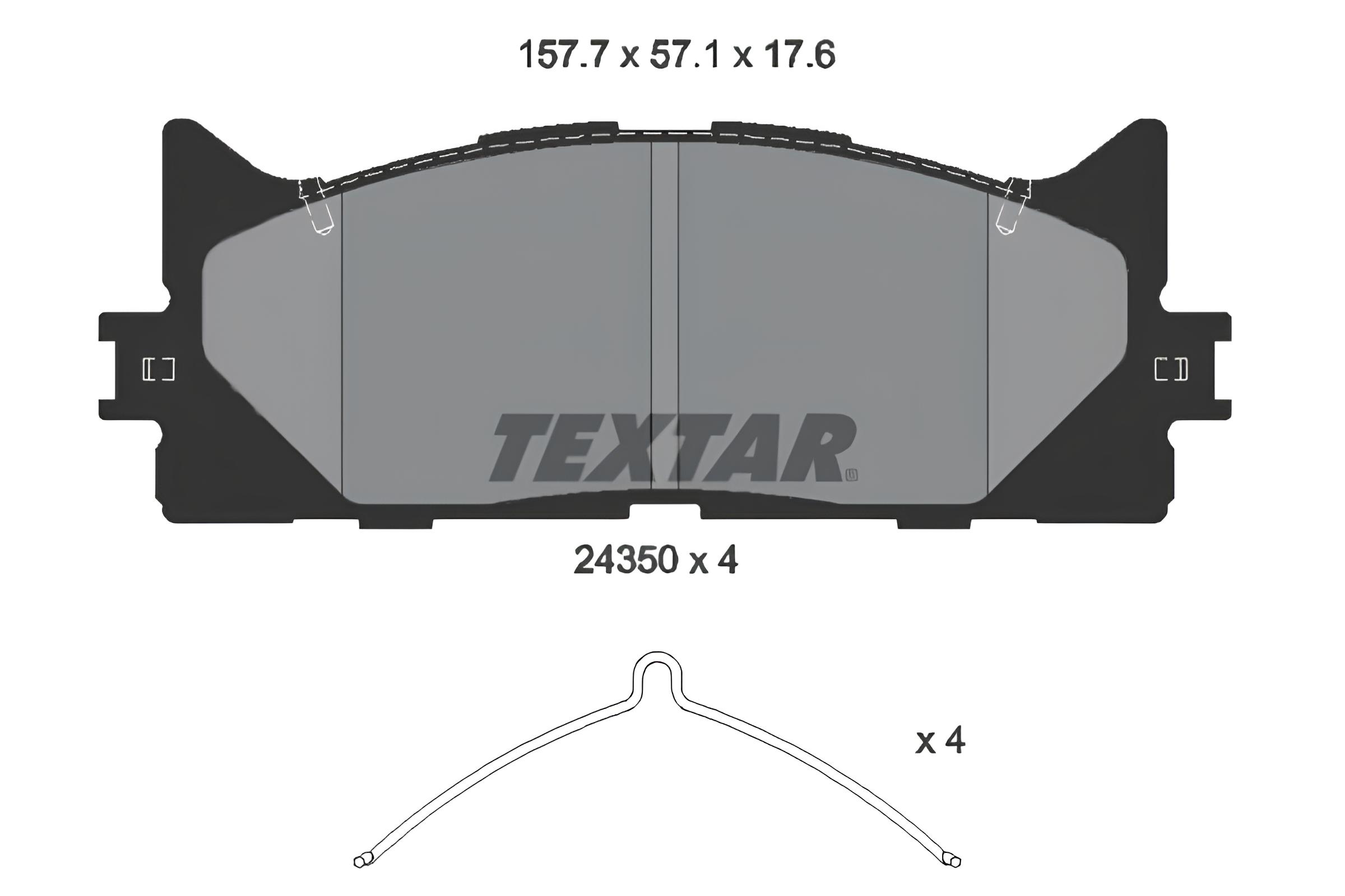 

Колодки тормозные дисковые передн TOYOTA:CAMRY седан 01.06-