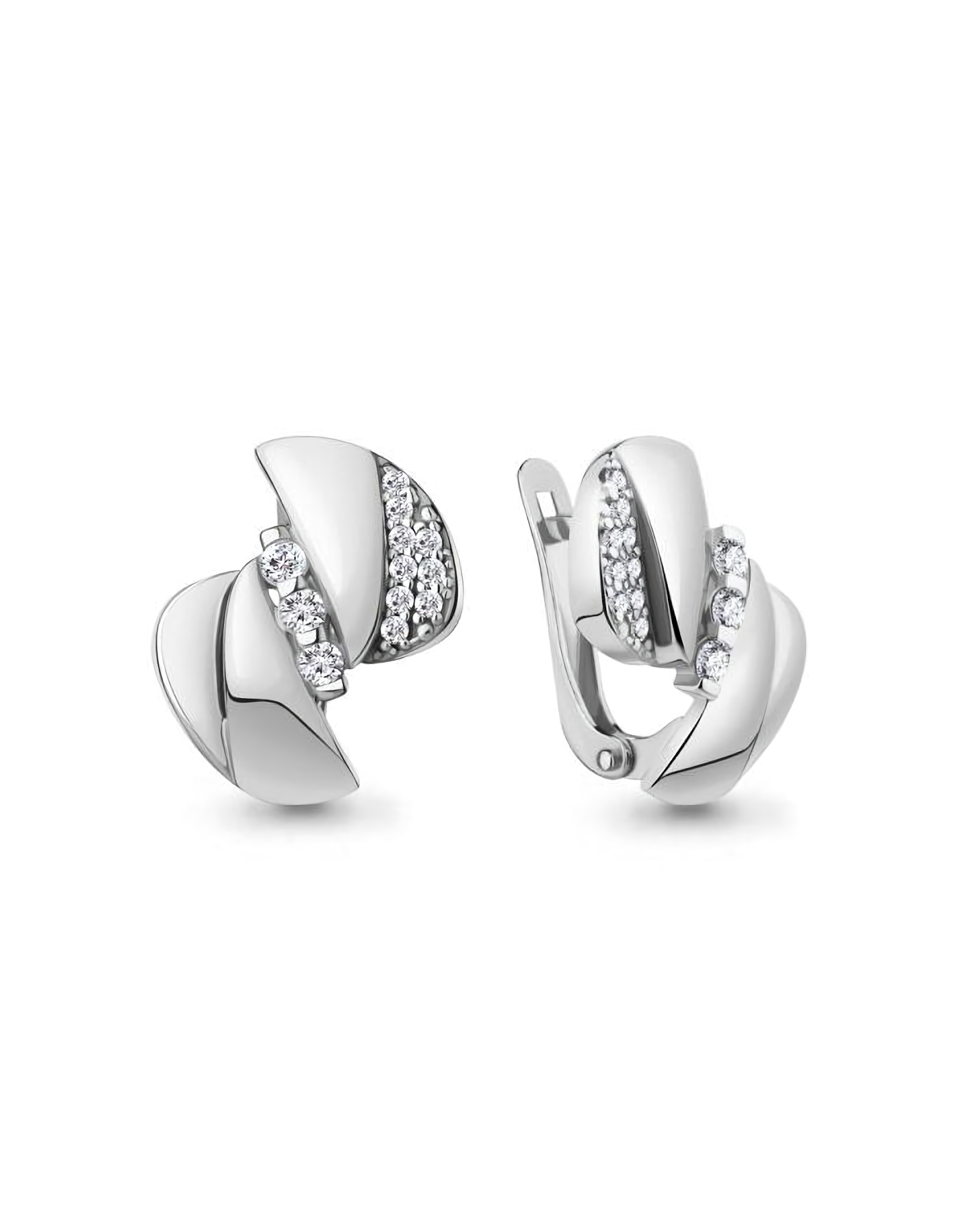 

Серьги из серебра TEO MAORI 849255А.5, фианит, 849255А.5