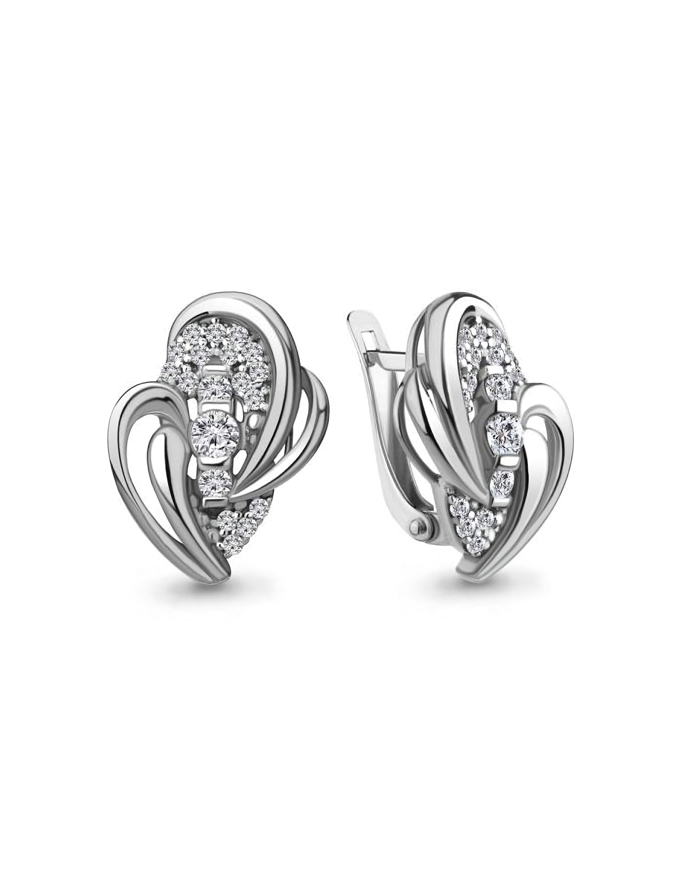 

Серьги из серебра TEO MAORI 849257А.5, фианит, 849257А.5