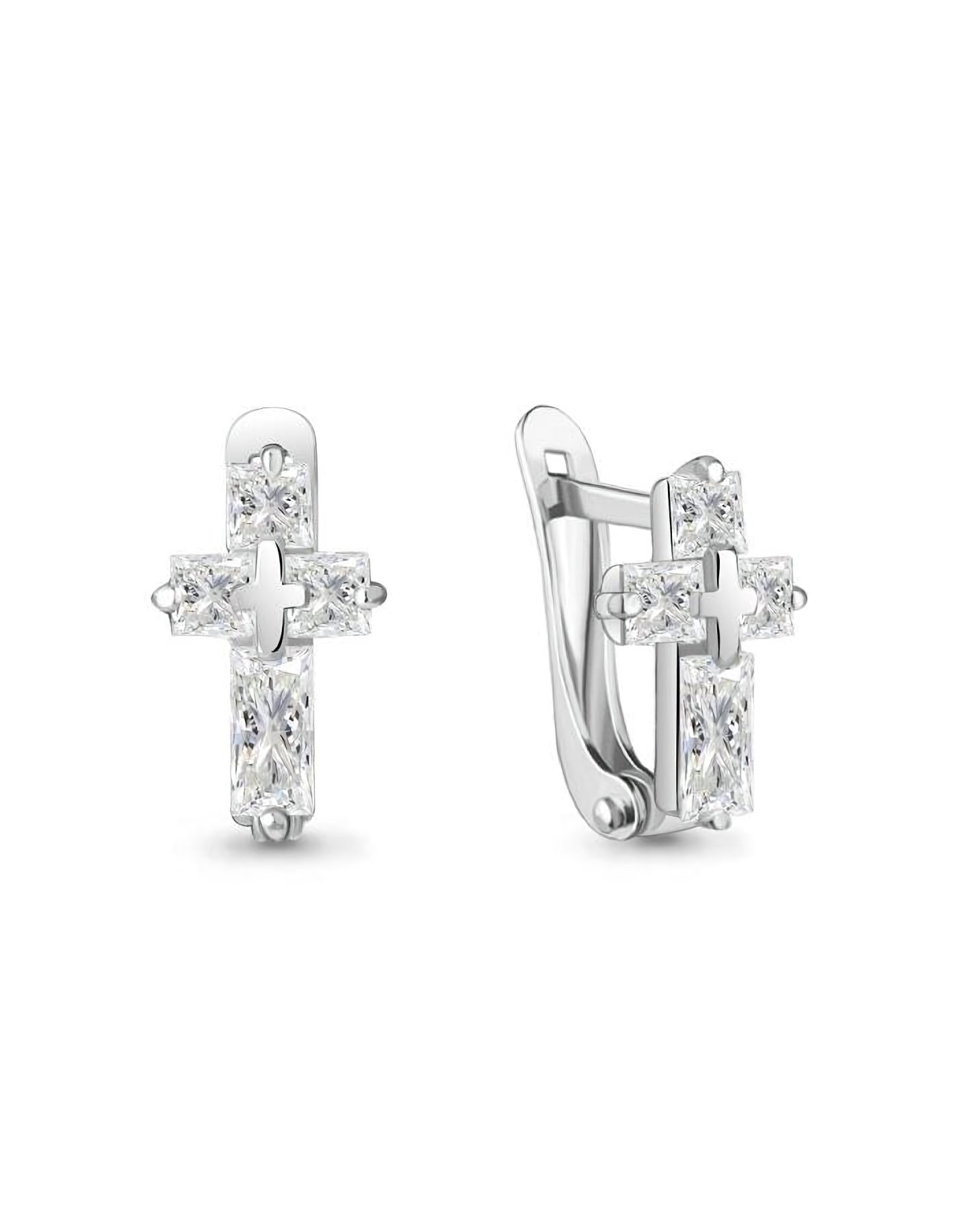 

Серьги из серебра TEO MAORI 849264.5, фианит, 849264.5