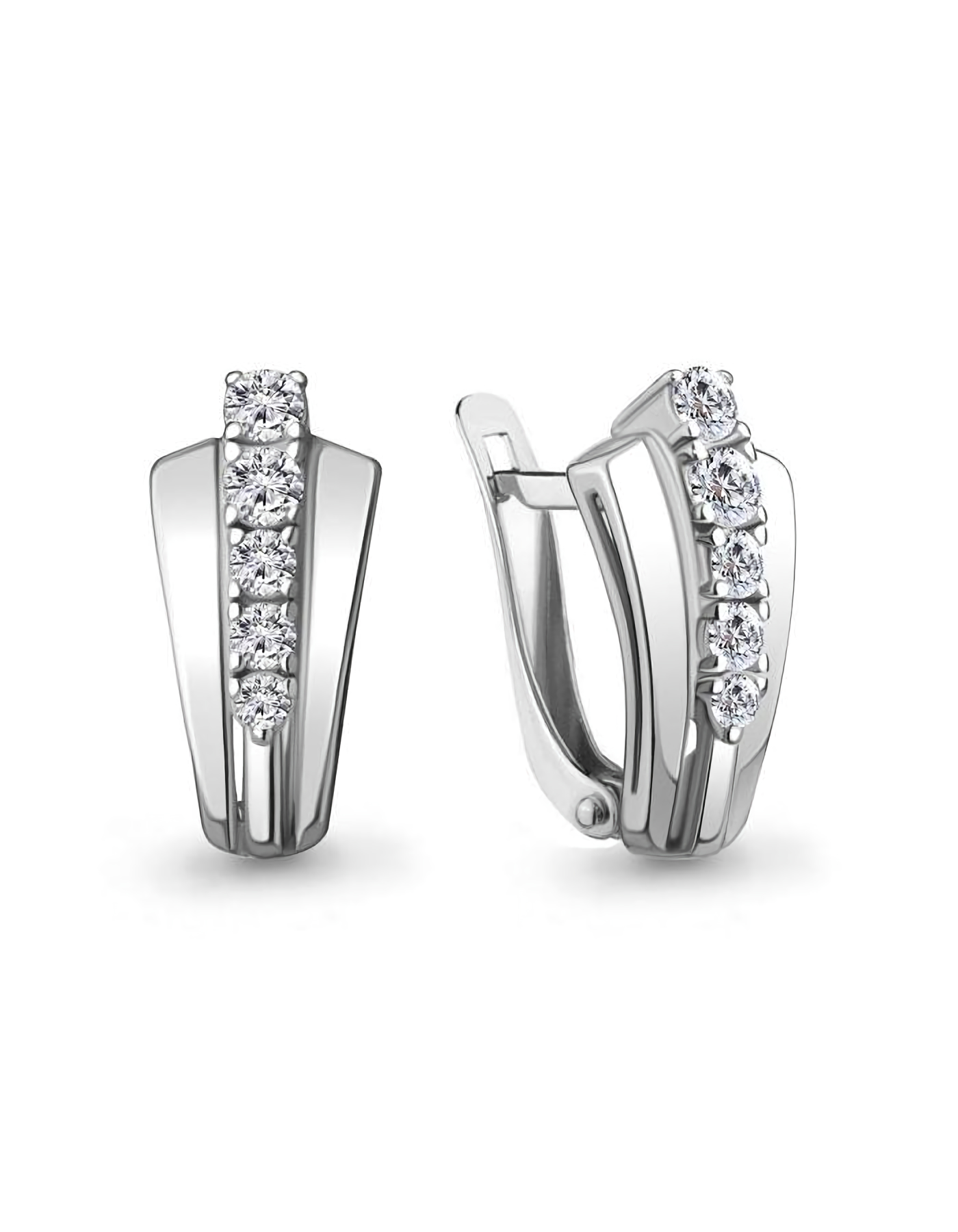 

Серьги из серебра TEO MAORI 849269А.5, фианит, 849269А.5