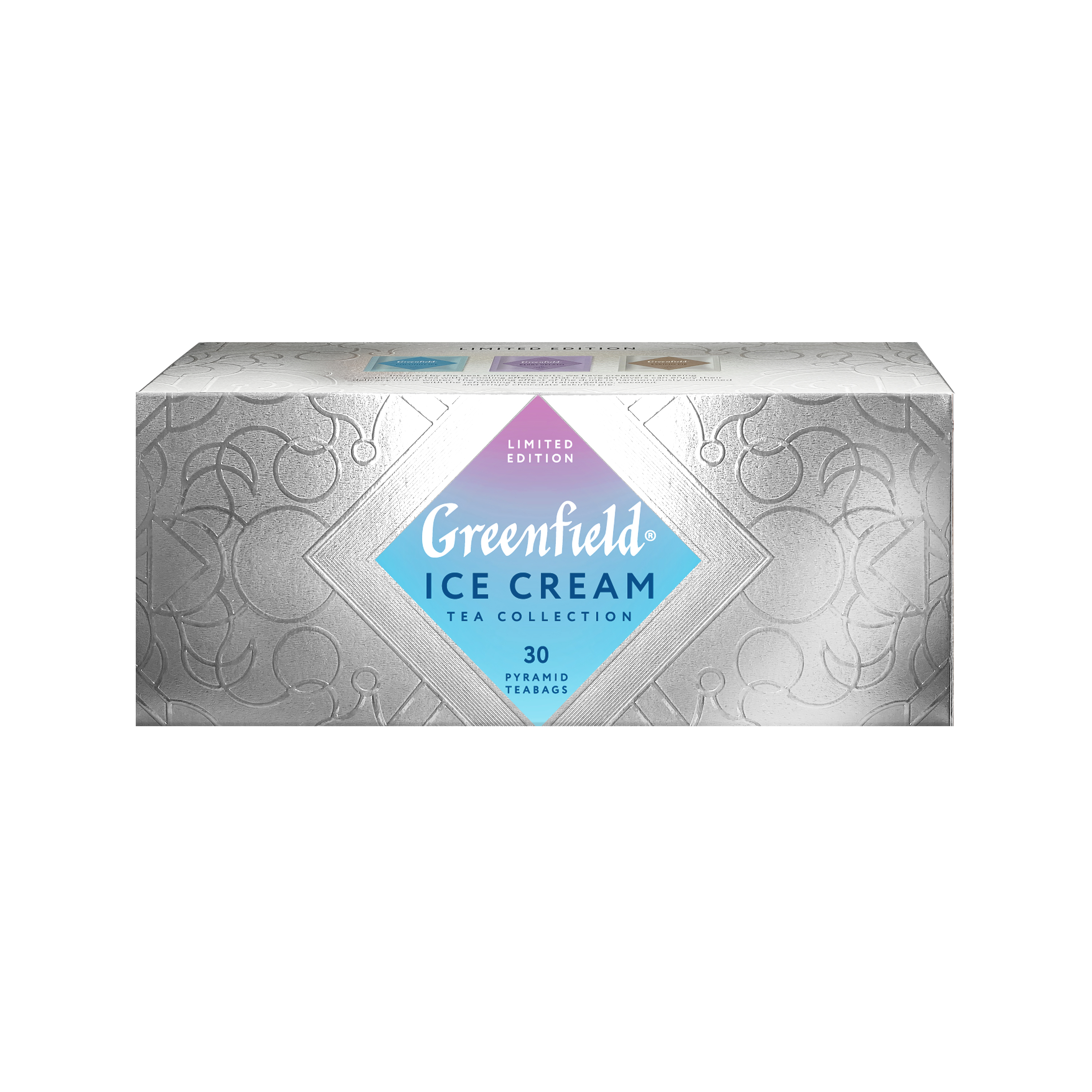 

Набор чая Greenfield Ice Cream в пирамидках 3 вида 30 пакетиков