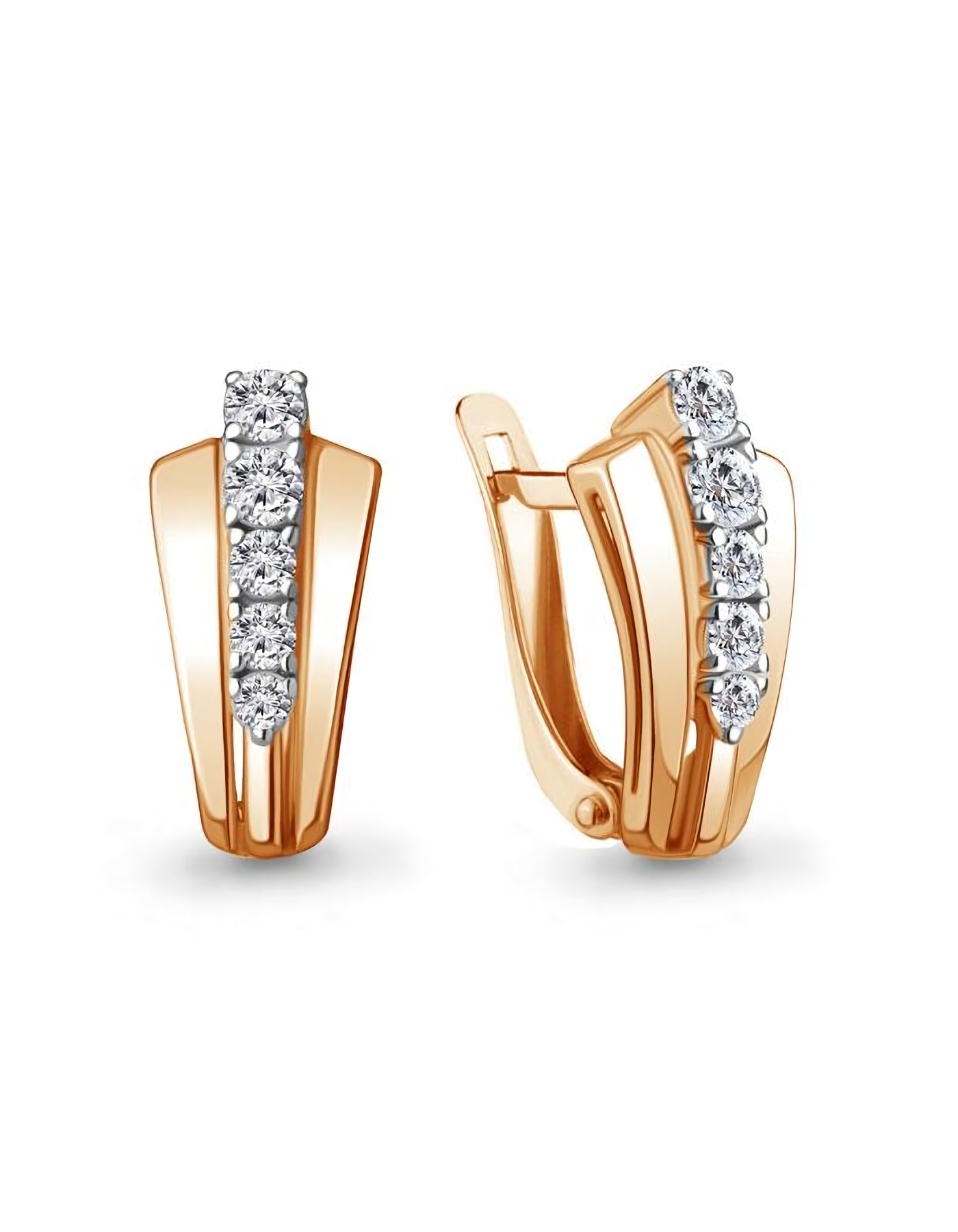 

Серьги из серебра TEO MAORI 849269А.6, фианит, 849269А.6