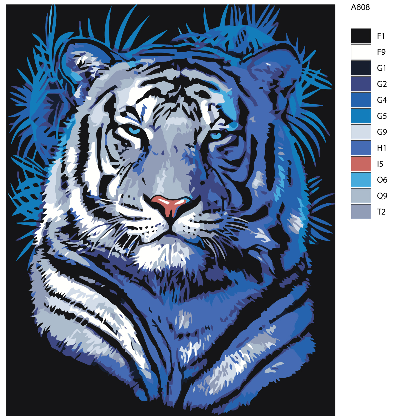 

Картина по номерам, Живопись по номерам, 48 х 60, A608, A608