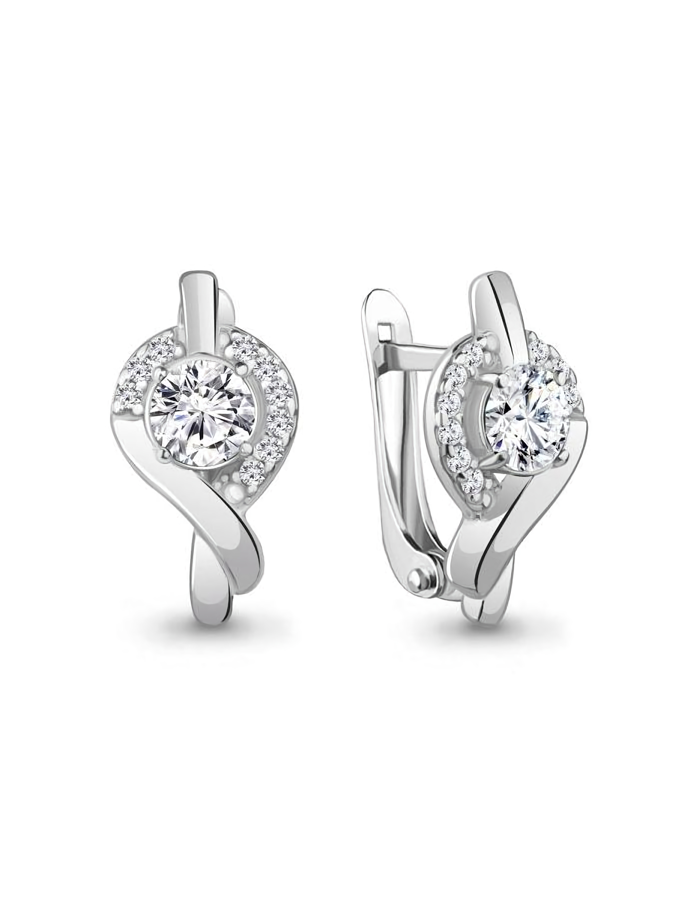 

Серьги из серебра TEO MAORI 849463А.5, фианит, 849463А.5