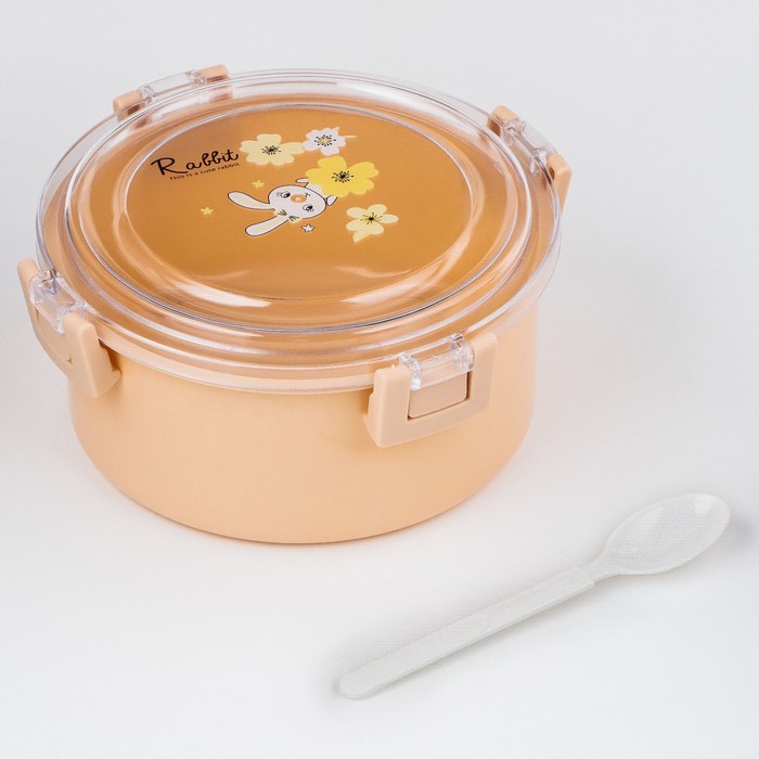 

Ланч-бокс "Зайка", 1,1 л, 17,5х17,5х8 см (2124), Оранжевый
