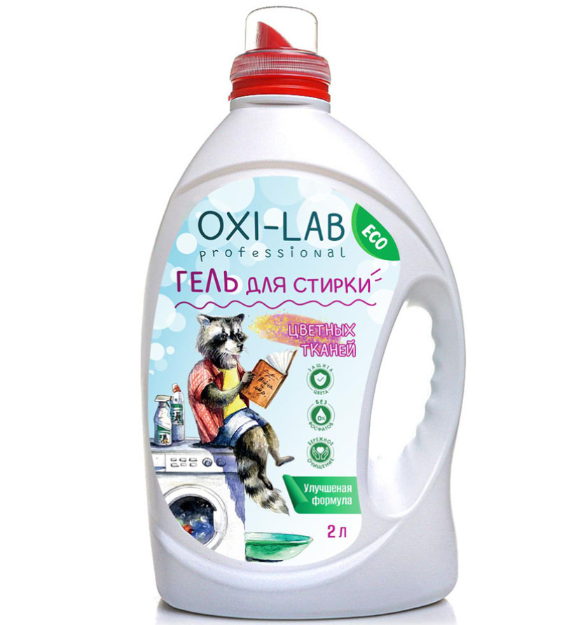 

Гель OXI-LAB Professional для стирки цветного белья 2 л