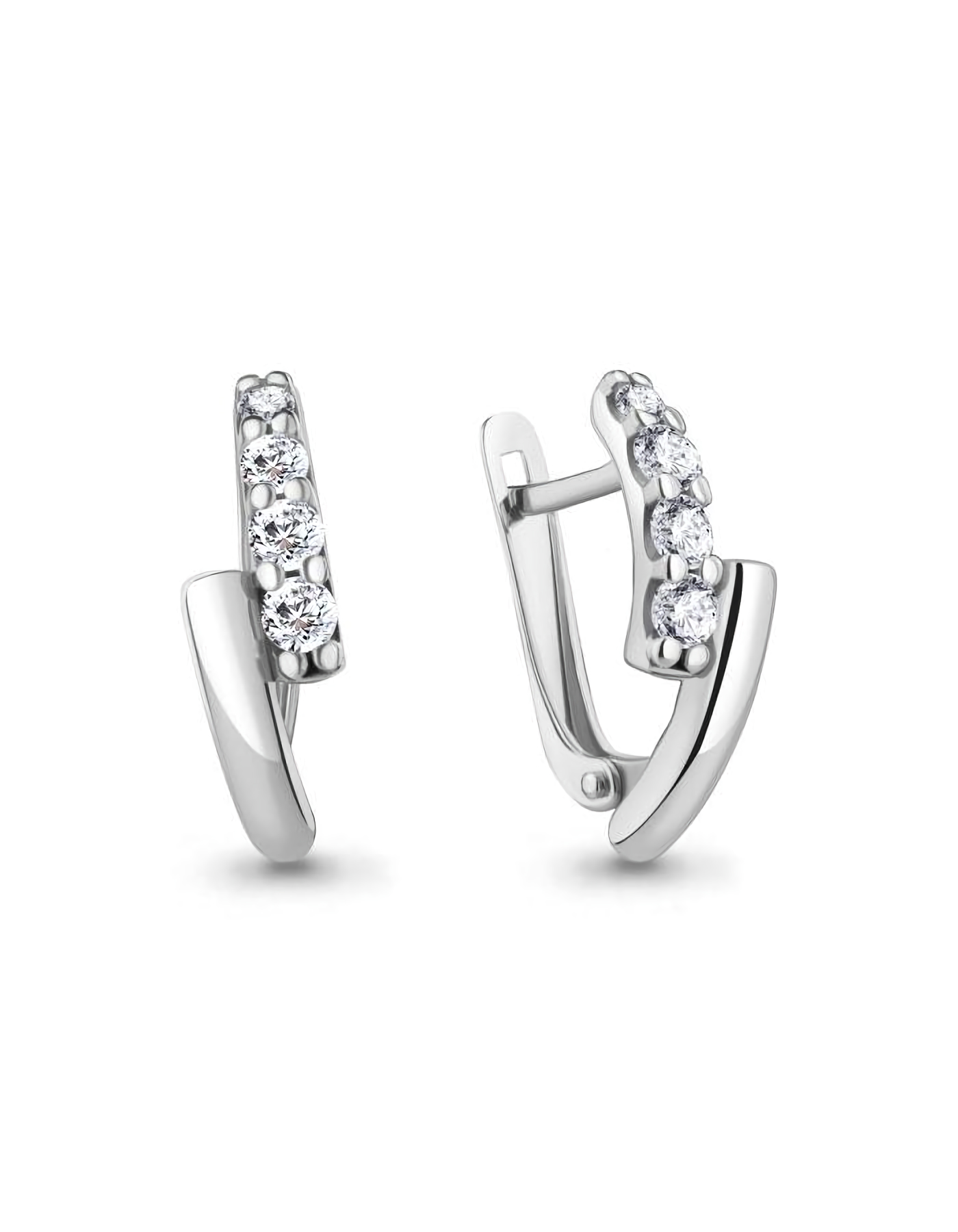 

Серьги из серебра TEO MAORI 849703А.5, фианит, 849703А.5