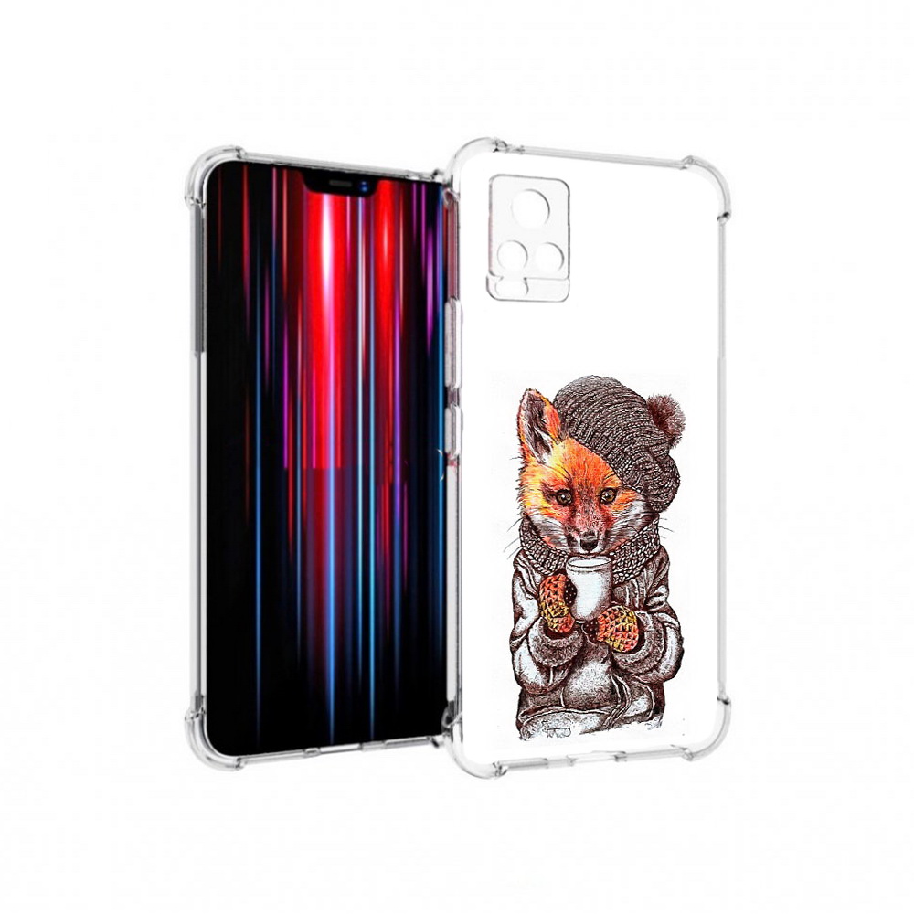 

Чехол MyPads Tocco для Vivo V20 PRO лиса в шапке (PT226964.386.437), Tocco