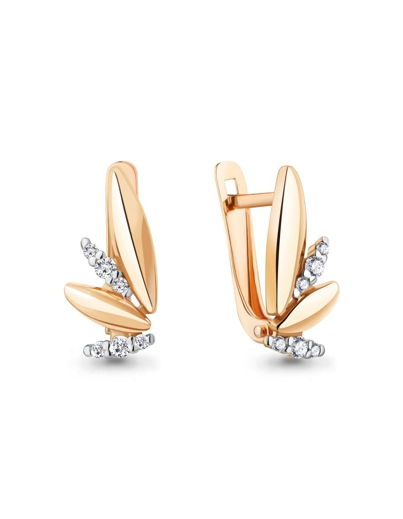 

Серьги из серебра TEO MAORI 849826А.6, фианит, 849826А.6