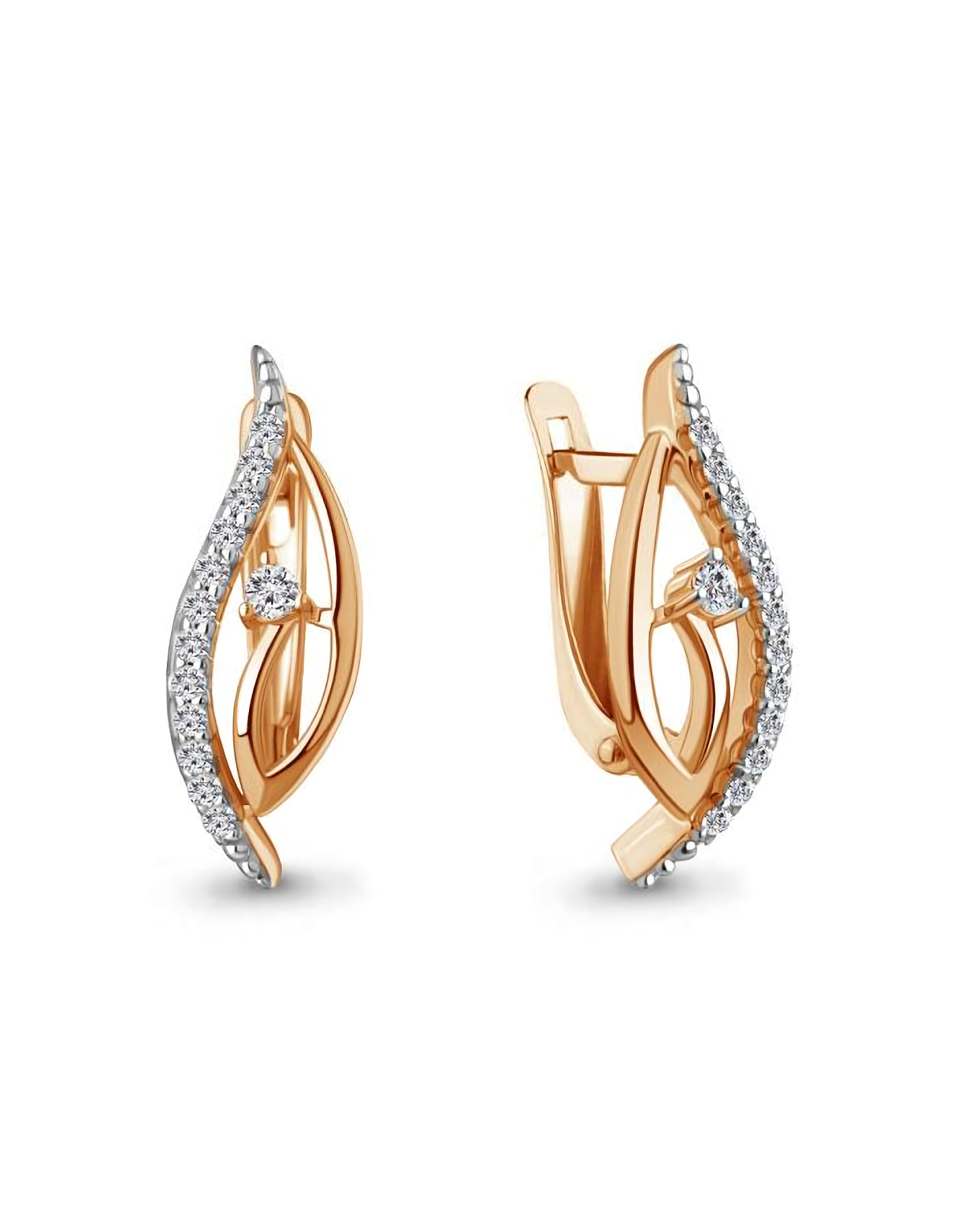 

Серьги из серебра TEO MAORI 849842А.6, фианит, 849842А.6