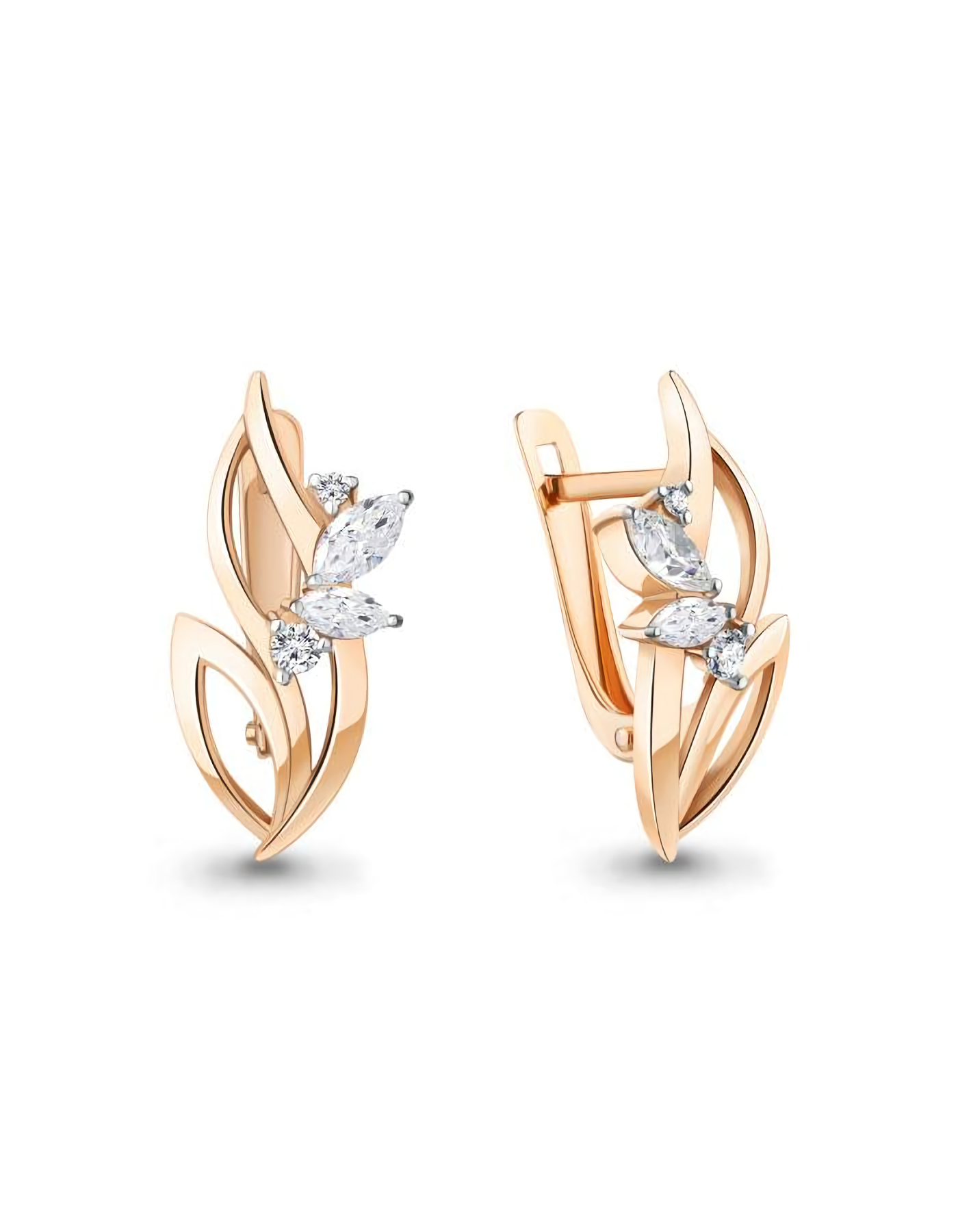 

Серьги из серебра TEO MAORI 849844А.6, фианит, 849844А.6