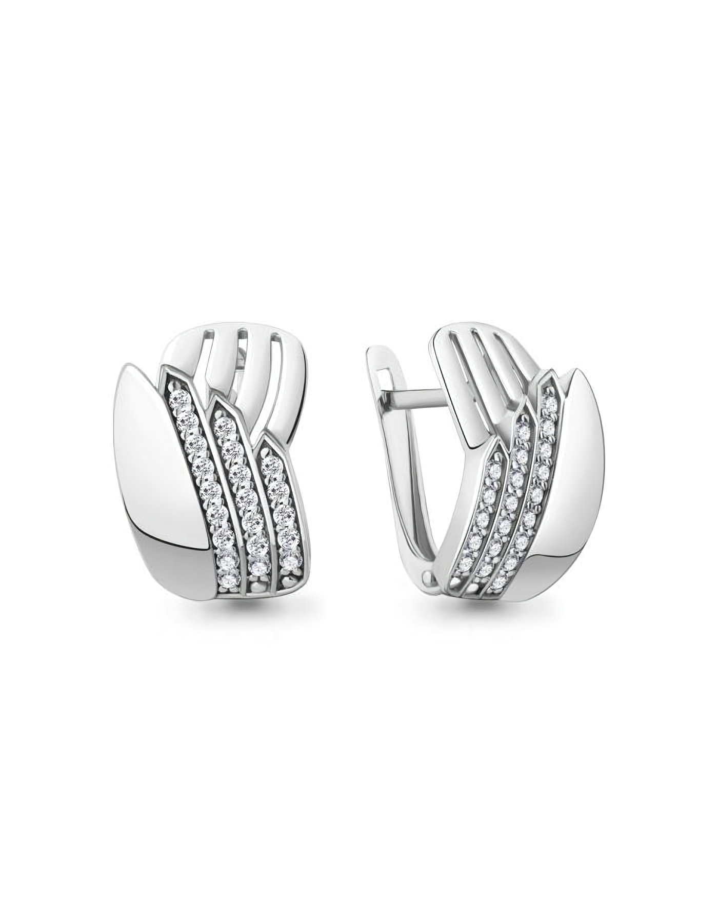 

Серьги из серебра TEO MAORI 849860А.5, фианит, 849860А.5