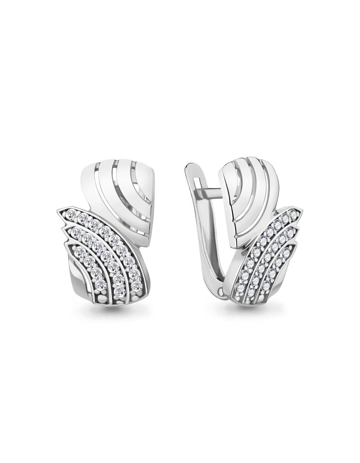 

Серьги из серебра TEO MAORI 849861А.5, фианит, 849861А.5