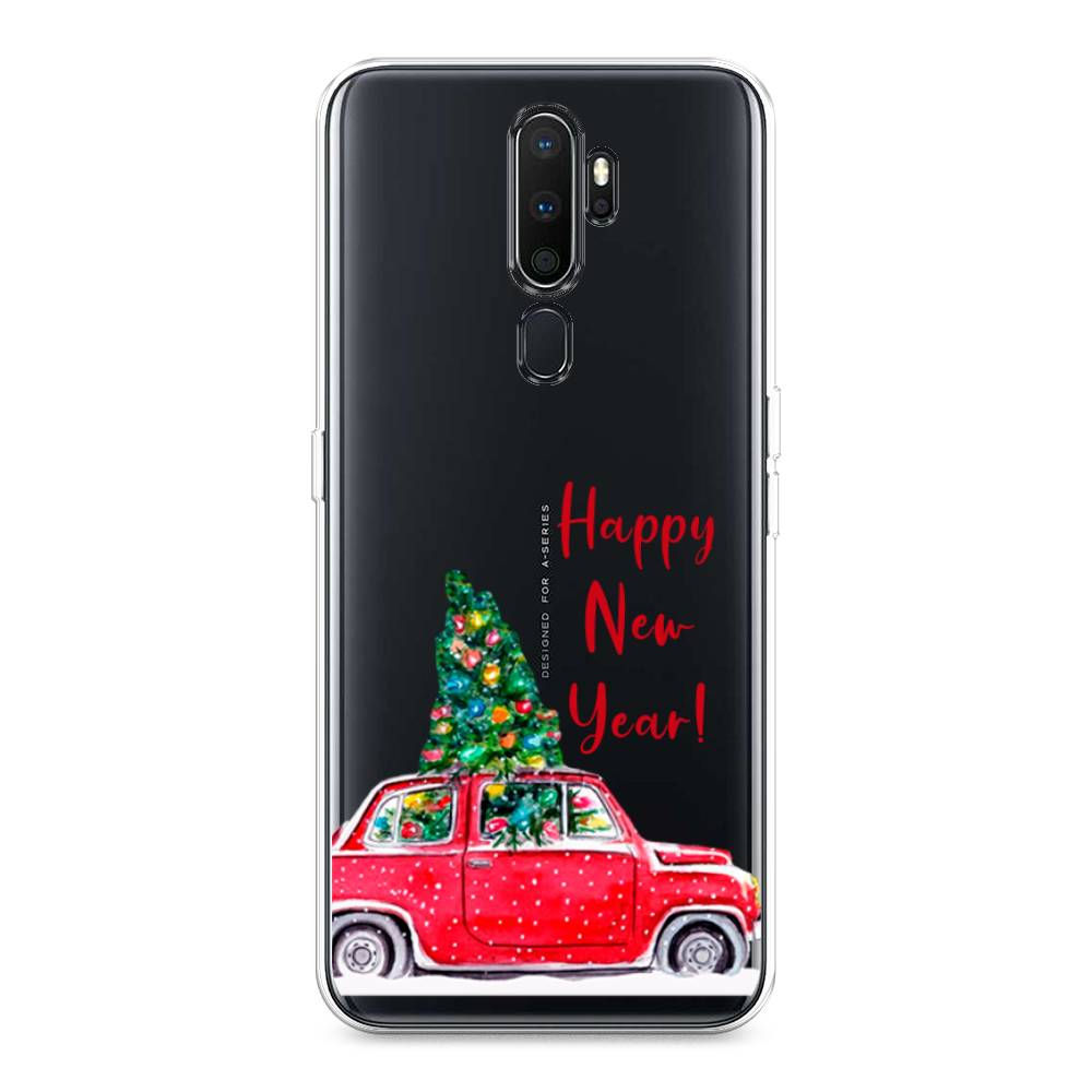 

Чехол на Oppo A5 "Happy New Year", Красный;зеленый, 251350-5