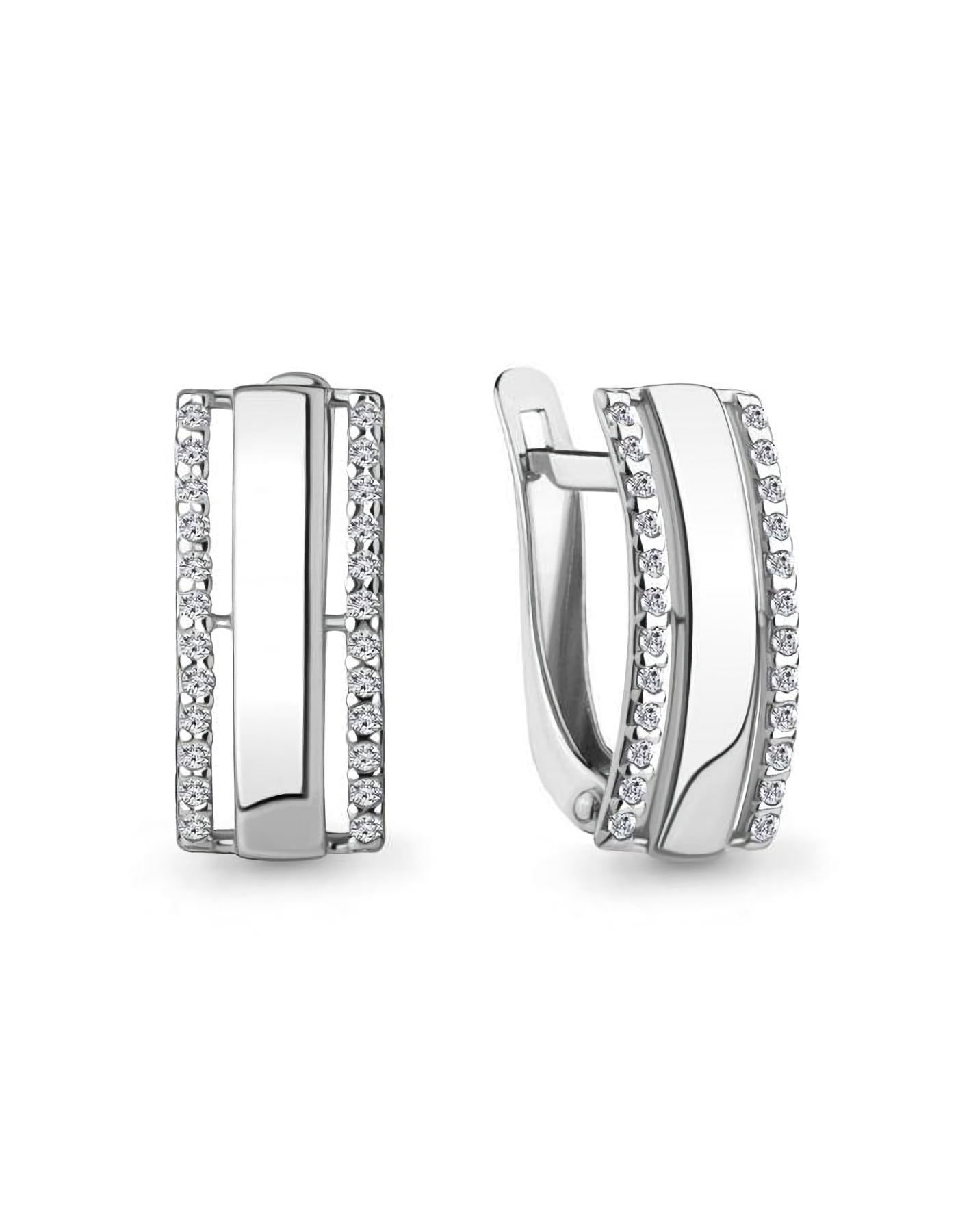 

Серьги из серебра TEO MAORI 849867А.5, фианит, 849867А.5