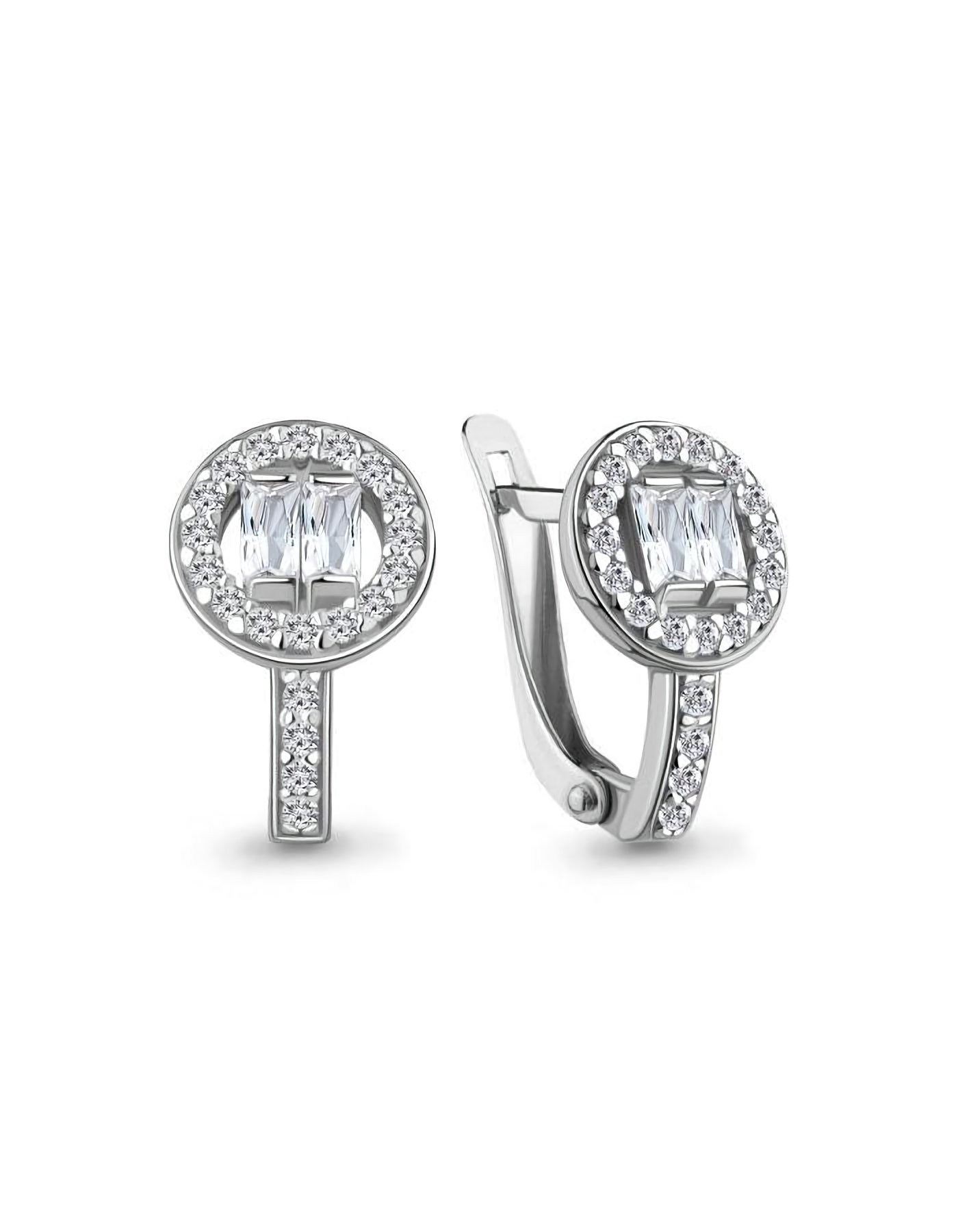 

Серьги из серебра TEO MAORI 849873А.5, фианит, 849873А.5