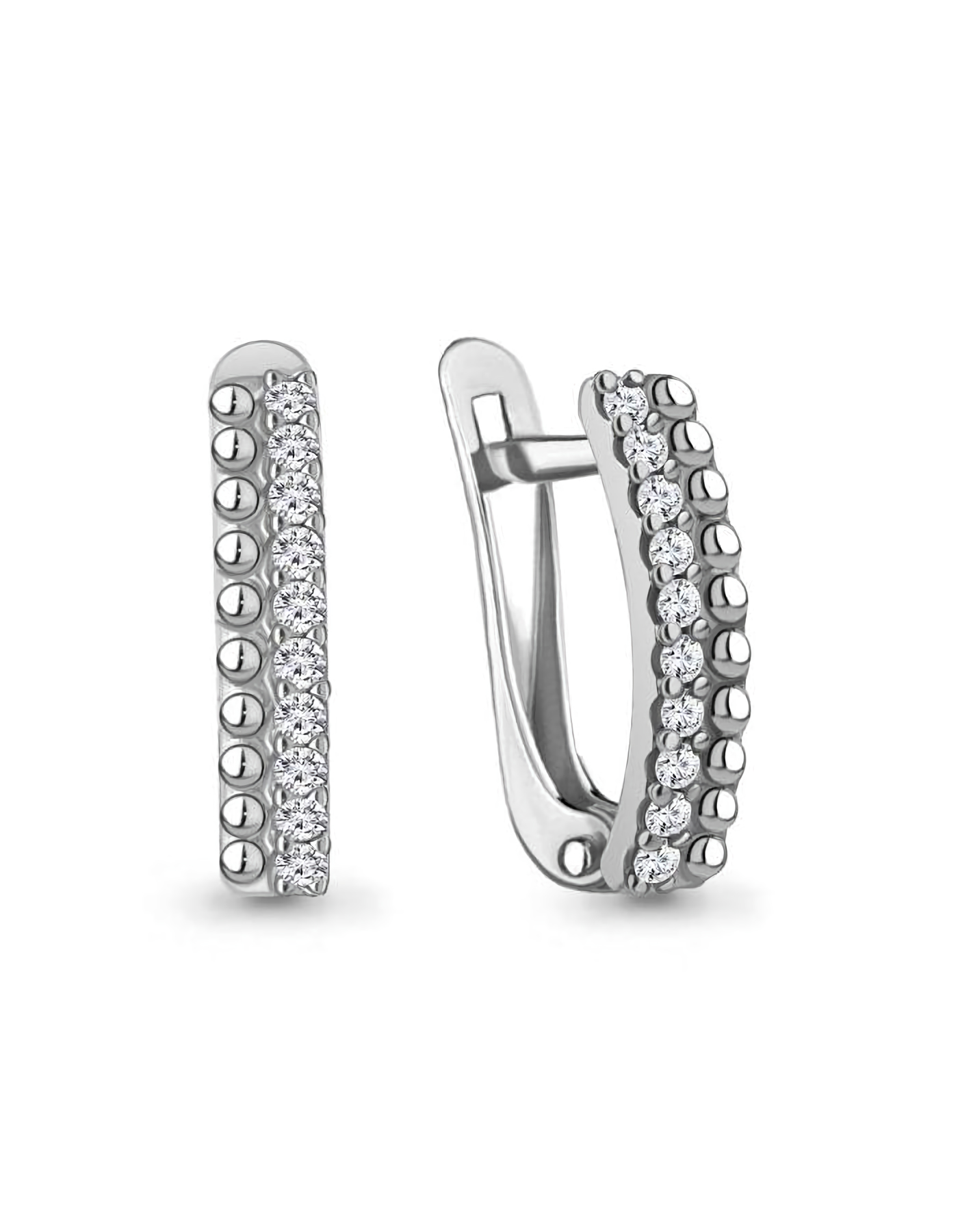 

Серьги из серебра TEO MAORI 849941А.5, фианит, 849941А.5