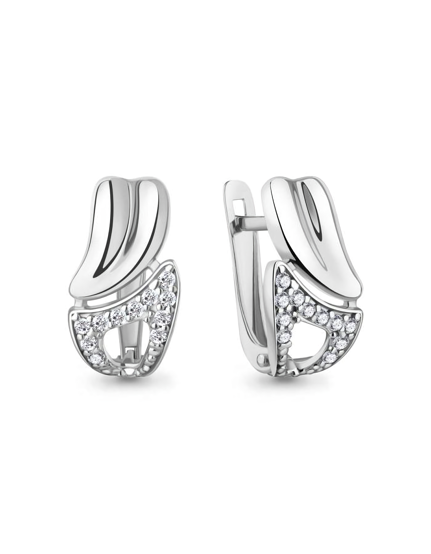 

Серьги из серебра TEO MAORI 849994А.5, фианит, 849994А.5