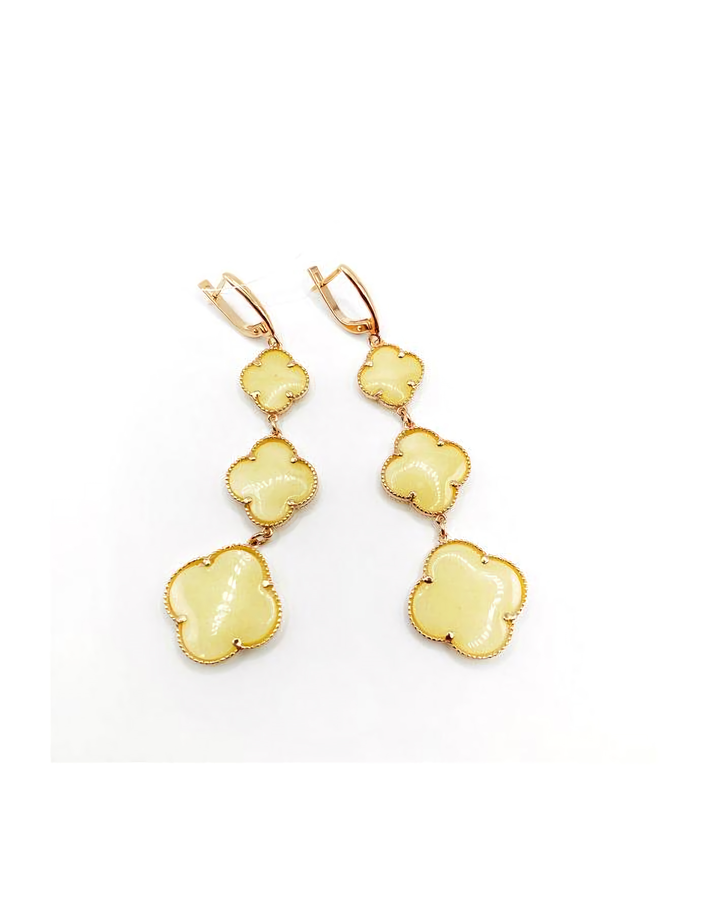

Серьги подвески из серебра TEO MAORI 8821038Бб, янтарь, 8821038Бб