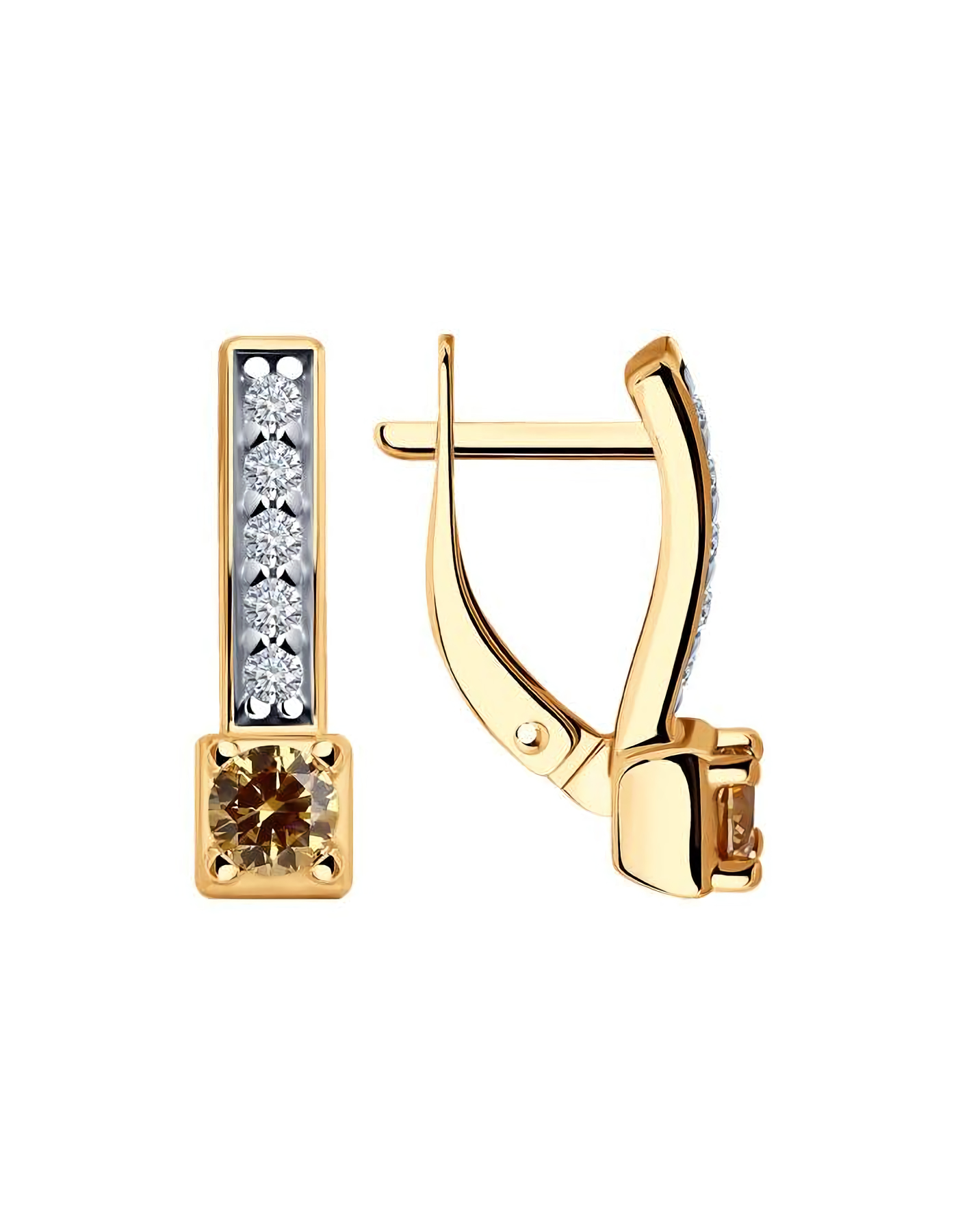 

Серьги из серебра TEO MAORI 893-120-01553-2, фианит, 893-120-01553-2