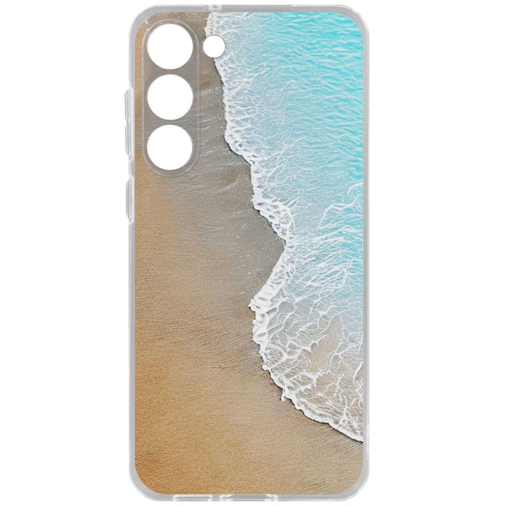 

Чехол-накладка Case Прибой для Samsung Galaxy S23+, Прозрачный