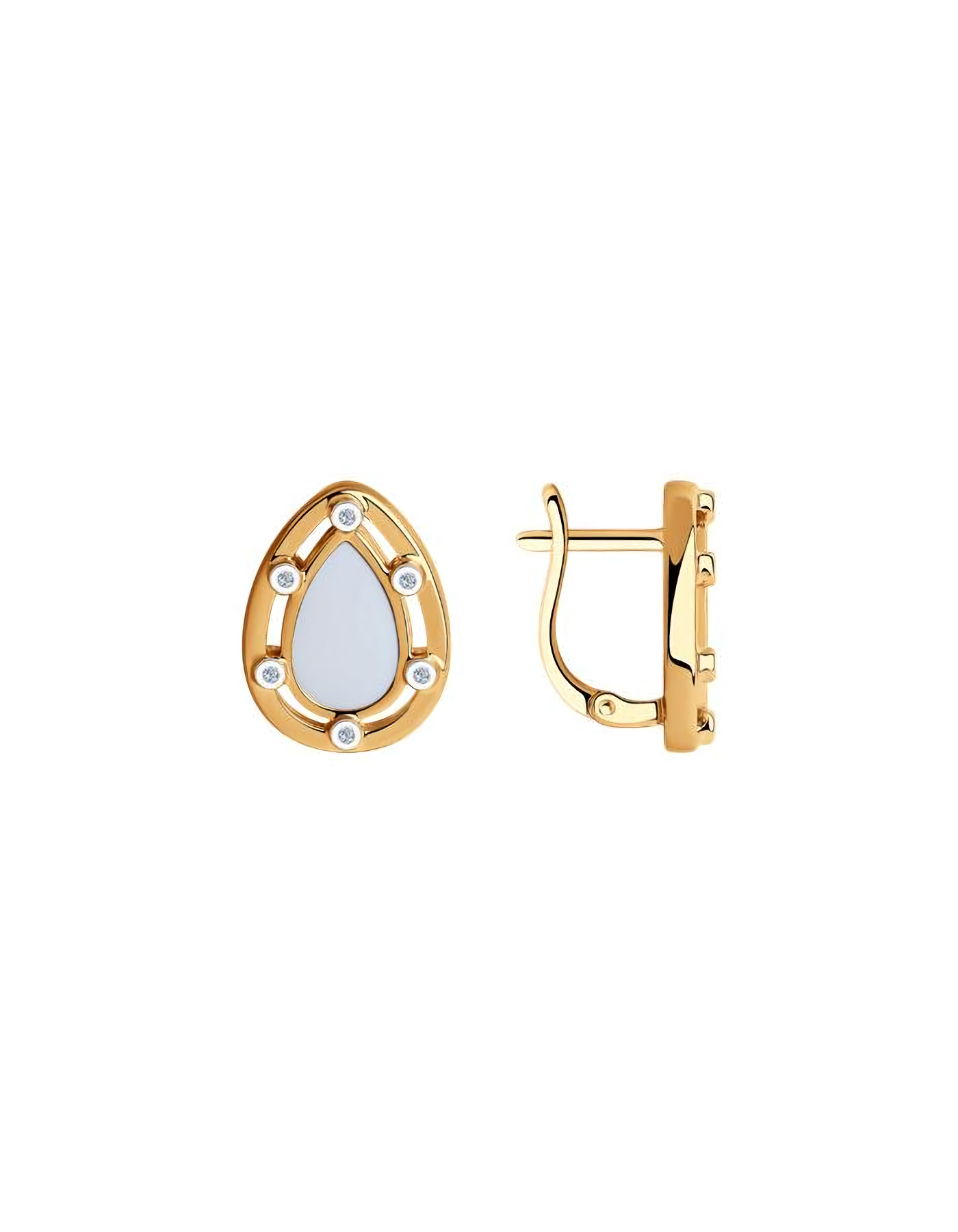 

Серьги из серебра TEO MAORI 893-120-01592-1, фианит, 893-120-01592-1