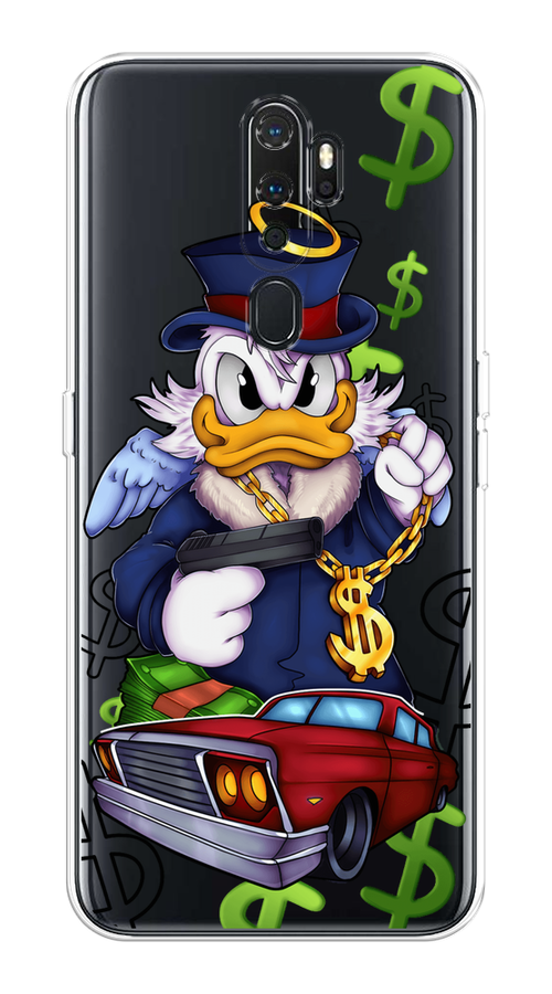 

Чехол на Oppo A5 "Scrooge McDuck with a Gold Chain", Красный;синий;белый, 251350-6