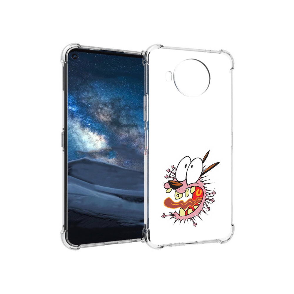 

Чехол MyPads Tocco для Nokia 8.3 испуганный бобик (PT227053.110.381), Прозрачный, Tocco