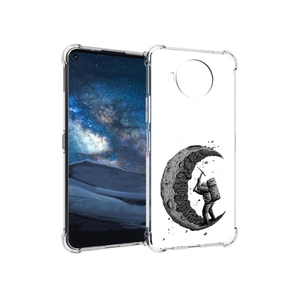 

Чехол MyPads Tocco для Nokia 8.3 камненная луна (PT227053.110.384), Прозрачный, Tocco
