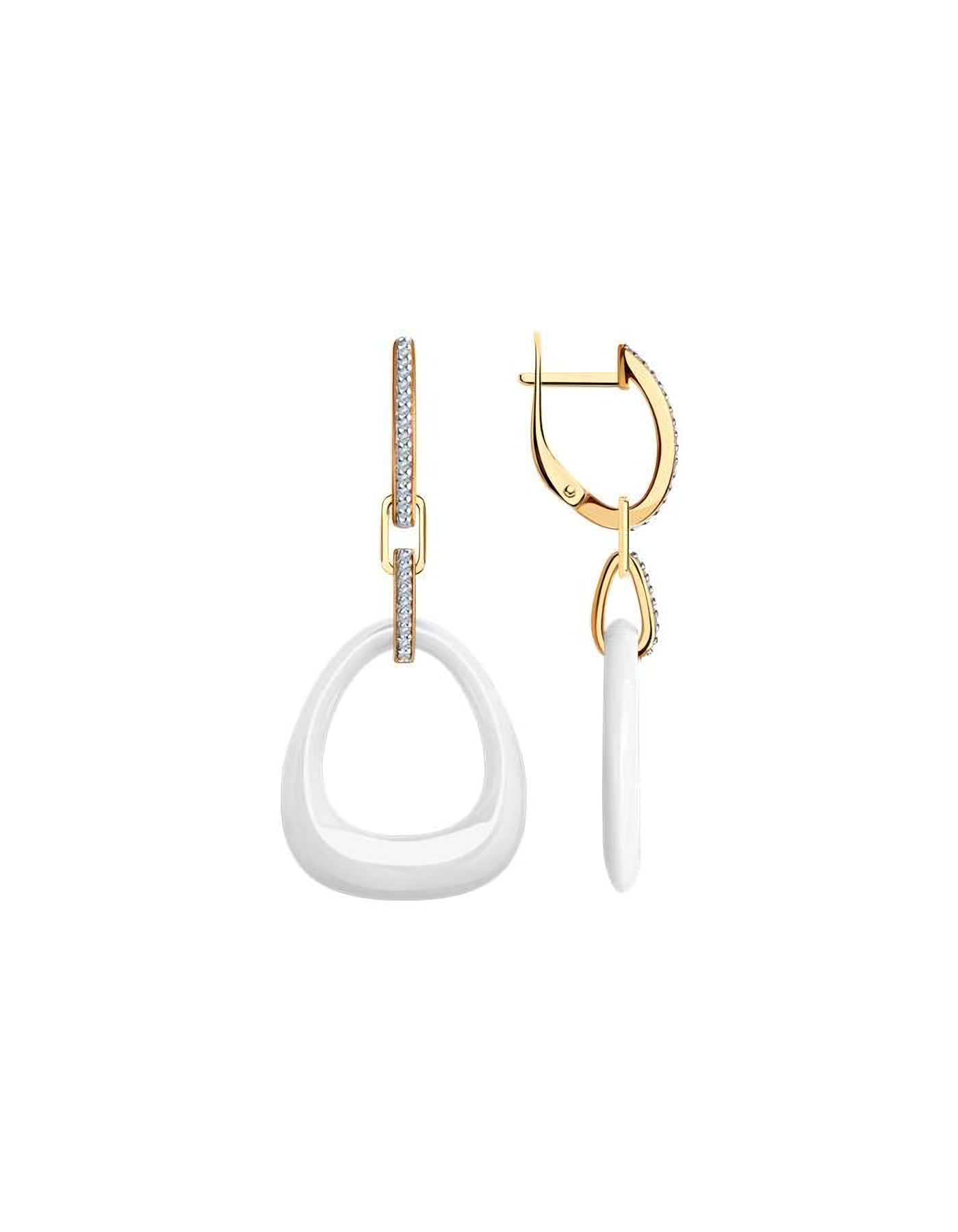 

Серьги подвески из серебра TEO MAORI 893-121-01902-2, керамика, 893-121-01902-2