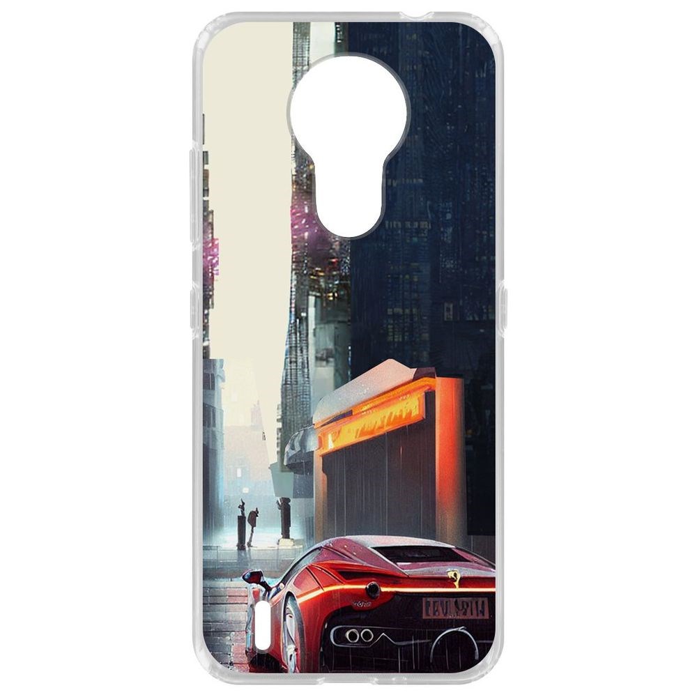 

Чехол-накладка Case Сити для Nokia 1.4, Прозрачный