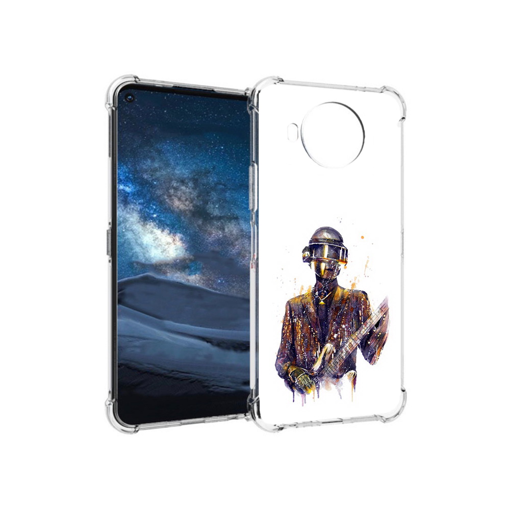 

Чехол MyPads Tocco для Nokia 8.3 космо-гитарист (PT227053.110.392), Прозрачный, Tocco