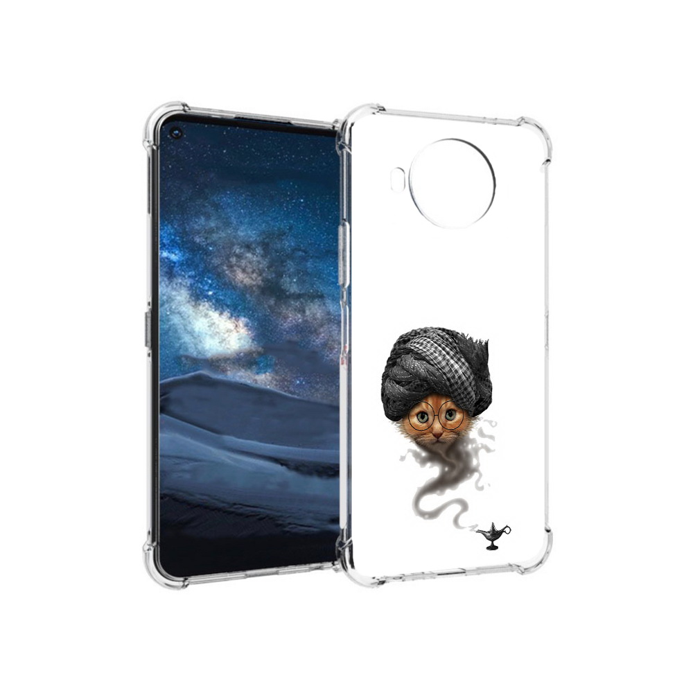 

Чехол MyPads Tocco для Nokia 8.3 кот джин (PT227053.110.398), Прозрачный, Tocco