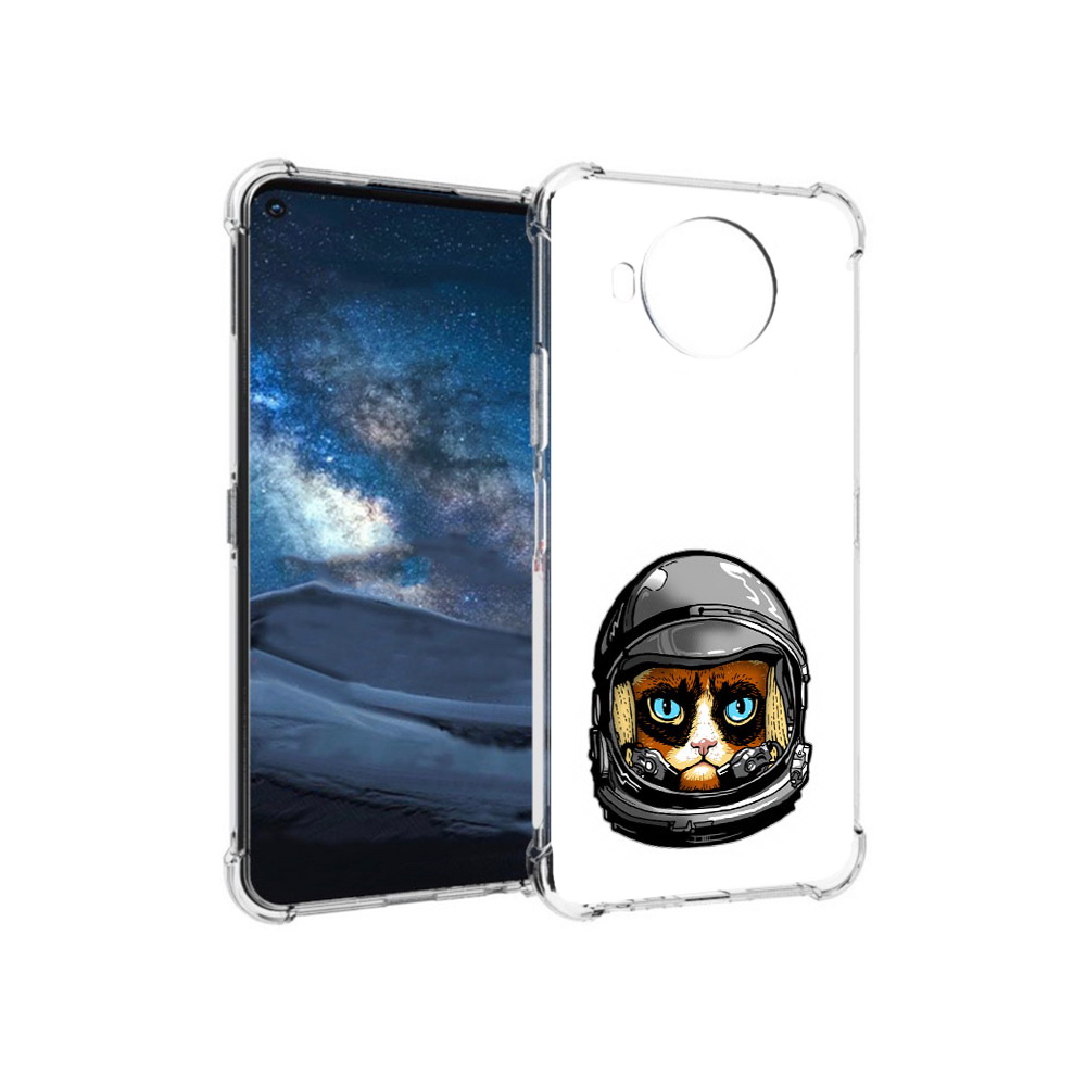 

Чехол MyPads Tocco для Nokia 8.3 кот космонавт (PT227053.110.400), Прозрачный, Tocco
