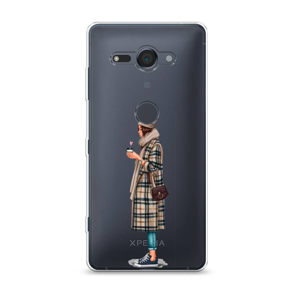 

Чехол для Sony Xperia XZ2 Compact "Утренний кофе", Коричневый;бежевый, 52950-6