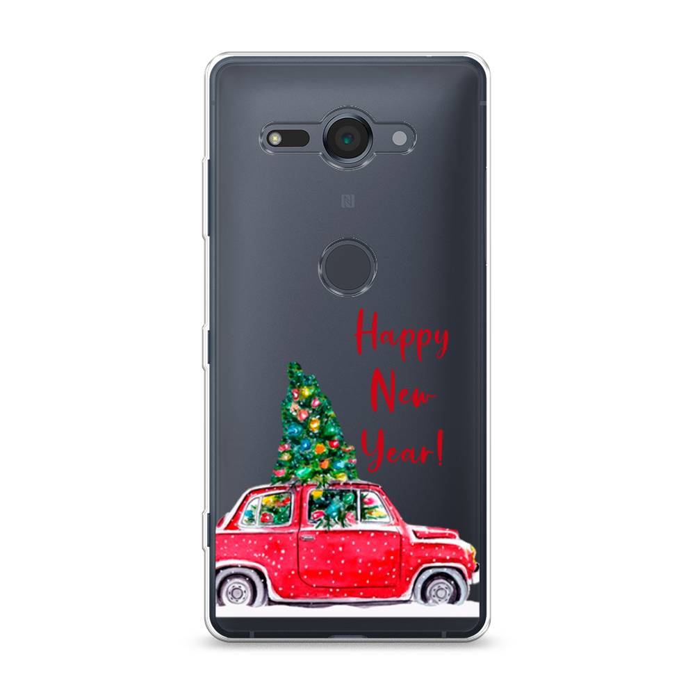 

Чехол на Sony Xperia XZ2 Compact "Happy New Year", Красный;зеленый, 52950-5