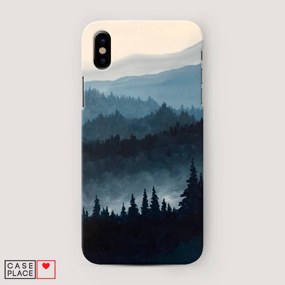 

Пластиковый чехол "Туманные горы" на Apple iPhone XS Max (10S Max), 11920-3