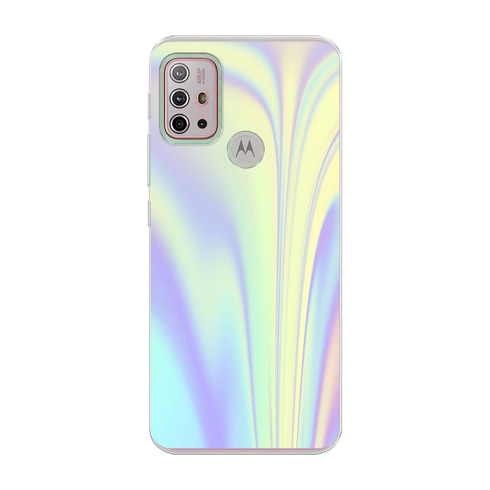 

Силиконовый чехол "Фиолетовая голограмма" на Motorola Moto G10, Фиолетовая голограмма