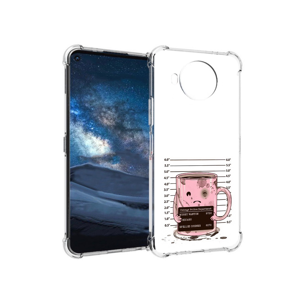 

Чехол MyPads Tocco для Nokia 8.3 кружка (PT227053.110.420), Прозрачный, Tocco