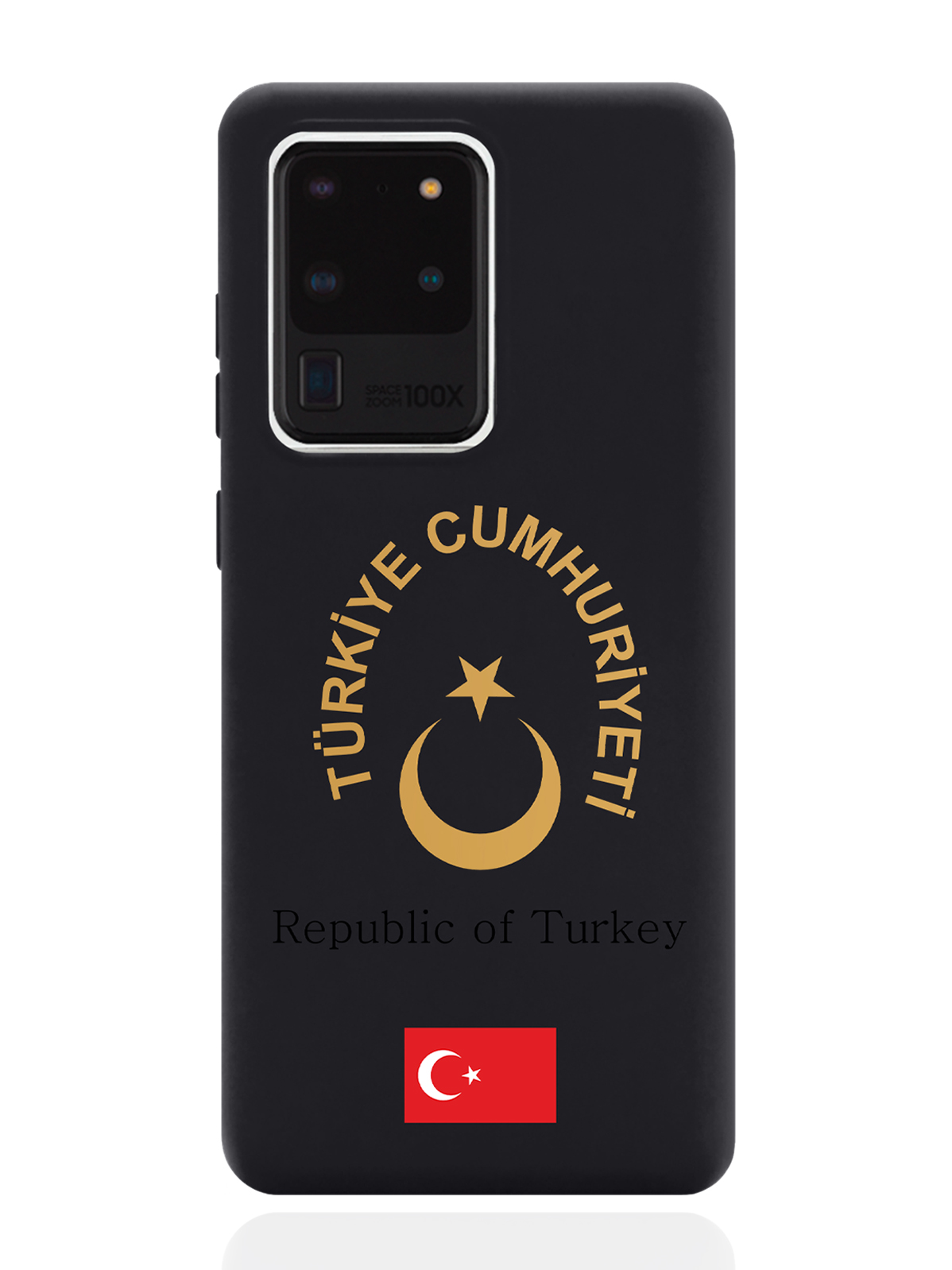 

Чехол SignumCase для Samsung Galaxy S20 Ultra Золотой Герб Турции черный, Золотистый;черный