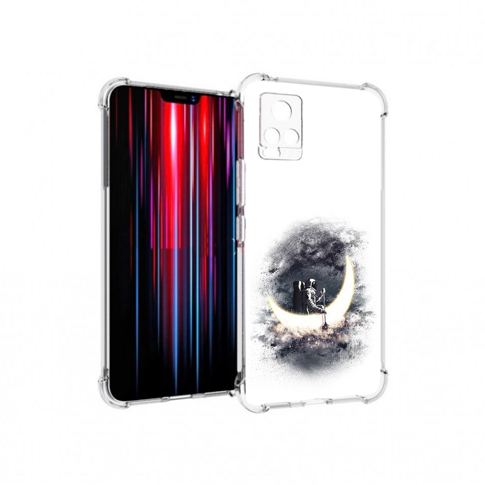 

Чехол MyPads Tocco для Vivo V20 PRO лунный путешественник (PT226964.386.448), Прозрачный, Tocco