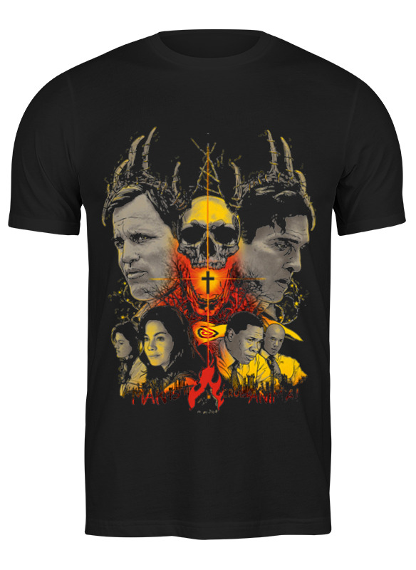 

Футболка мужская Printio True detective черная M, Черный, True detective