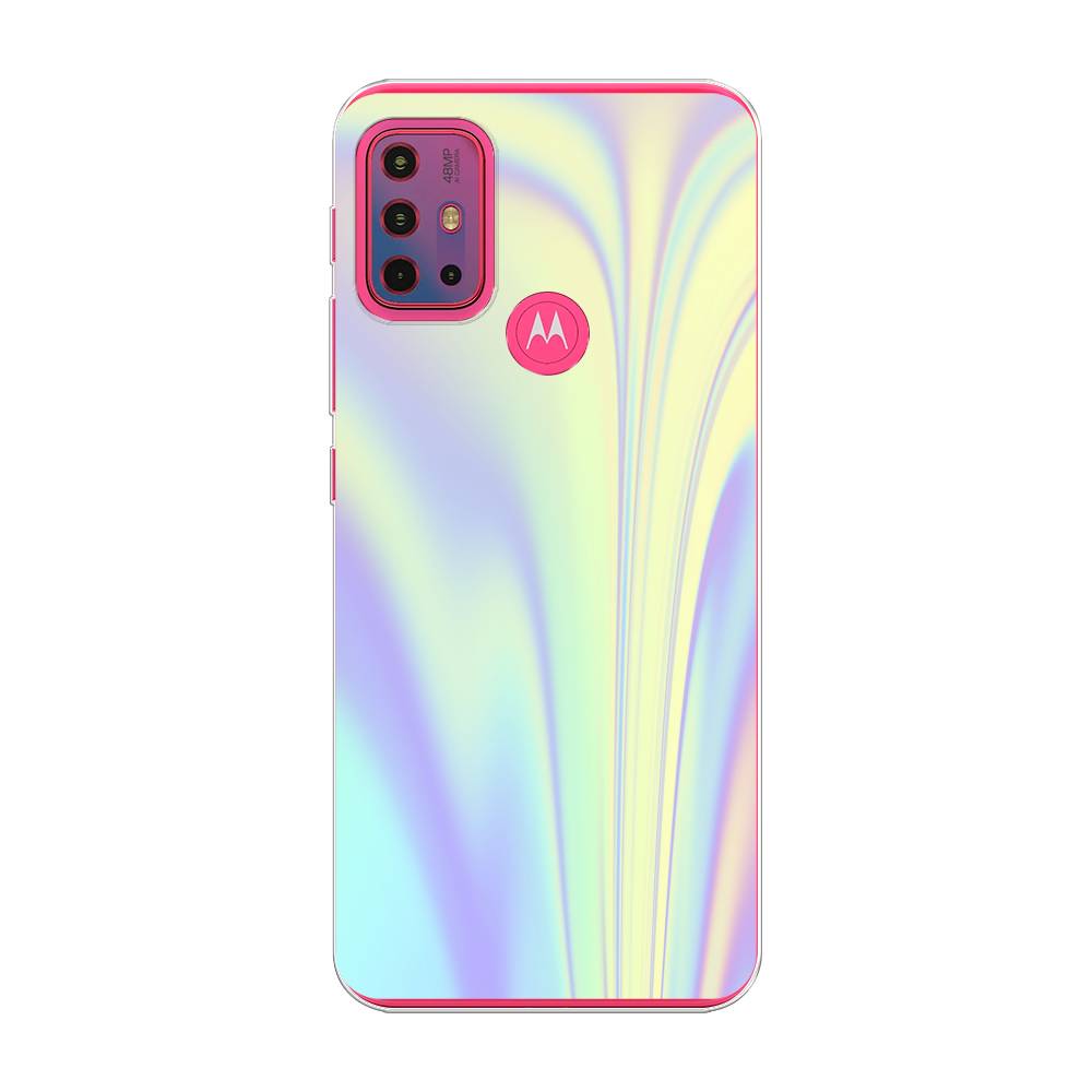 

Силиконовый чехол "Фиолетовая голограмма" на Motorola Moto G20, Фиолетовая голограмма
