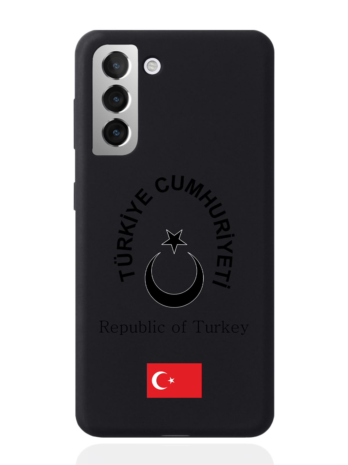 

Чехол SignumCase для Samsung Galaxy S21 Черный лаковый Герб Турциичерный