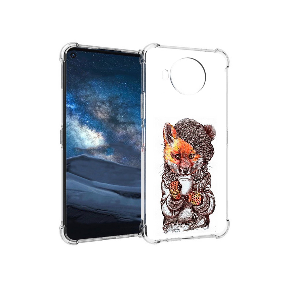 

Чехол MyPads Tocco для Nokia 8.3 лиса в шапке (PT227053.110.437), Tocco