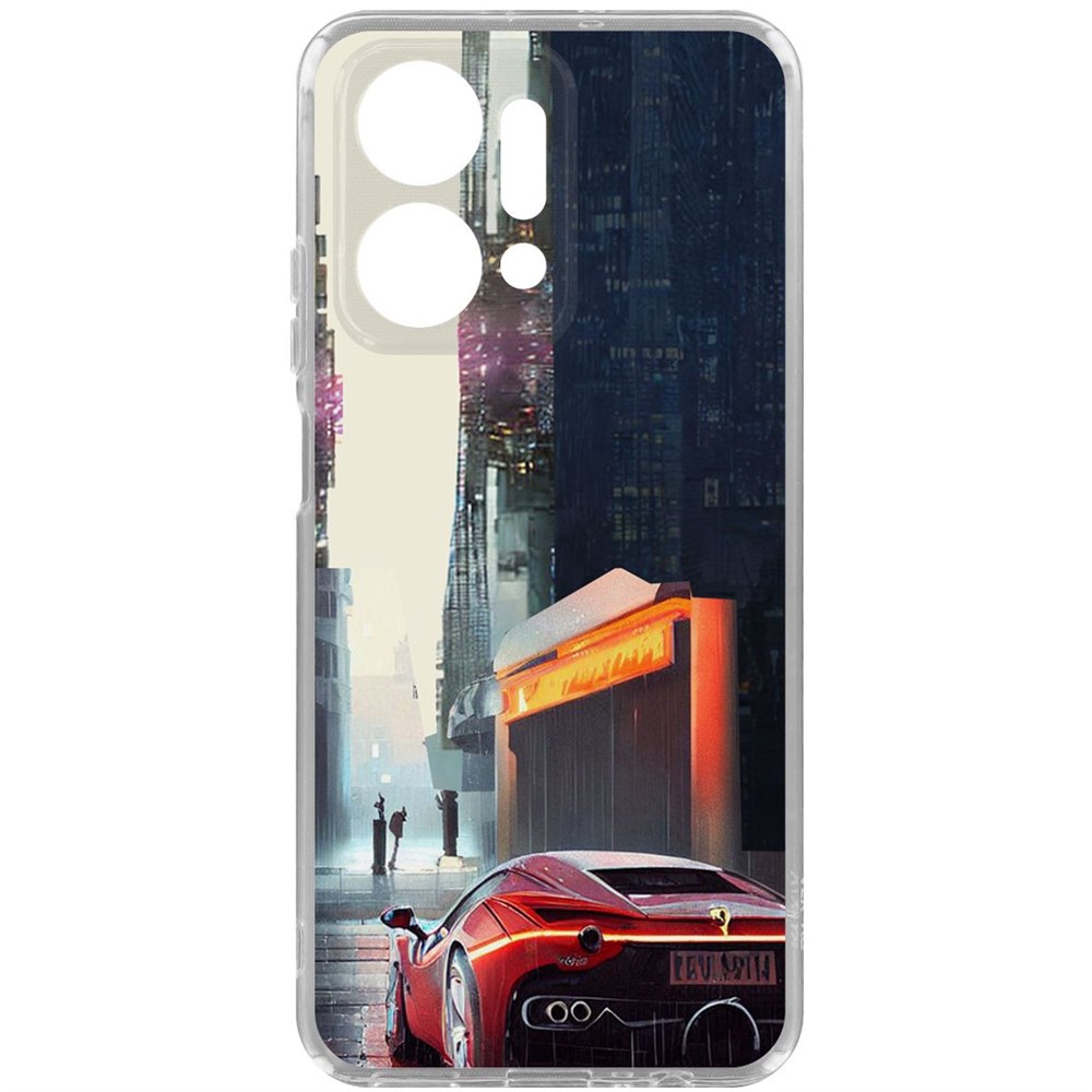 

Чехол-накладка Case Сити для Honor X7a, Прозрачный